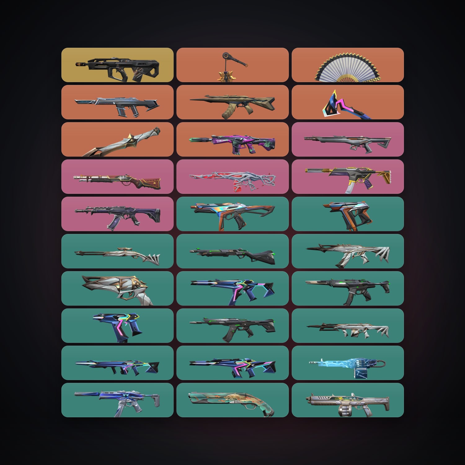 KR Bronze 1 locker — 4 knives, 52 skins, lvl 44 — HabibiAccounts