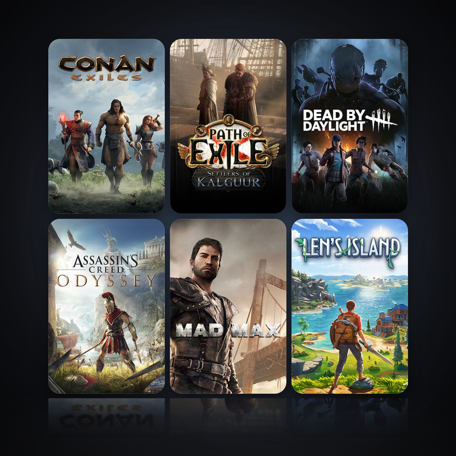 Conan Exiles & Path of Exile | 64 Games | Clean — HabibiAccounts