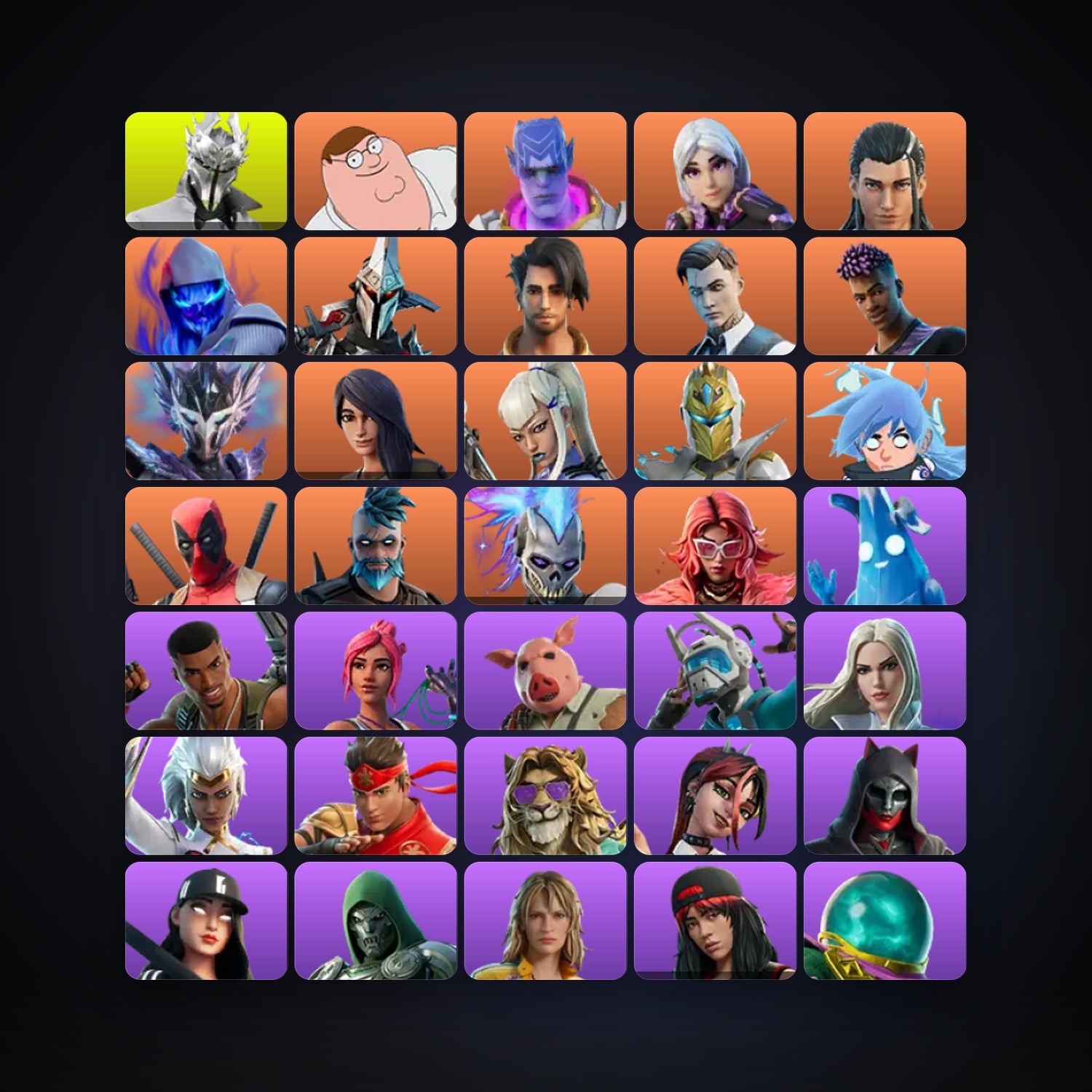 Peter Griffin — Kymera — 166 skins — 450 V-Bucks — lvl 3166 — HabibiAccounts