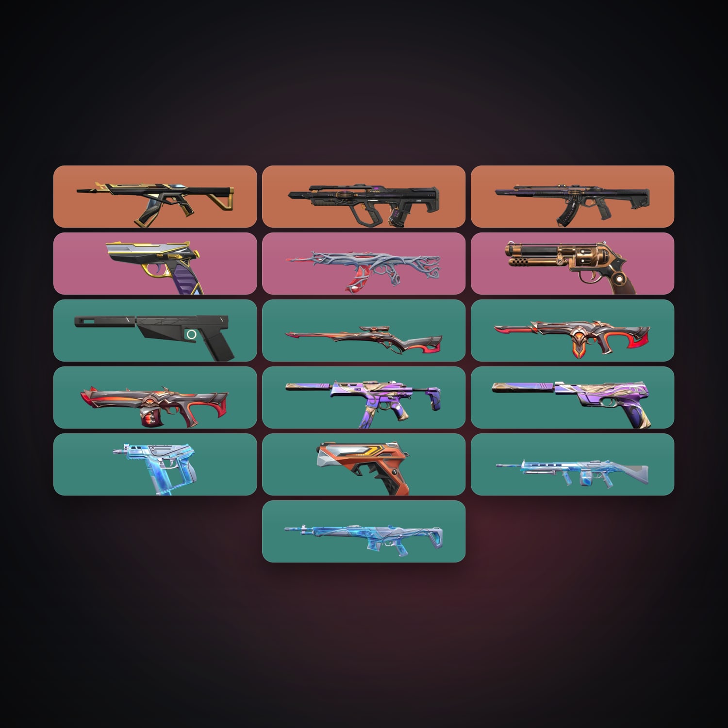 KR Bronze 3 locker — 17 skins, lvl 38 — HabibiAccounts