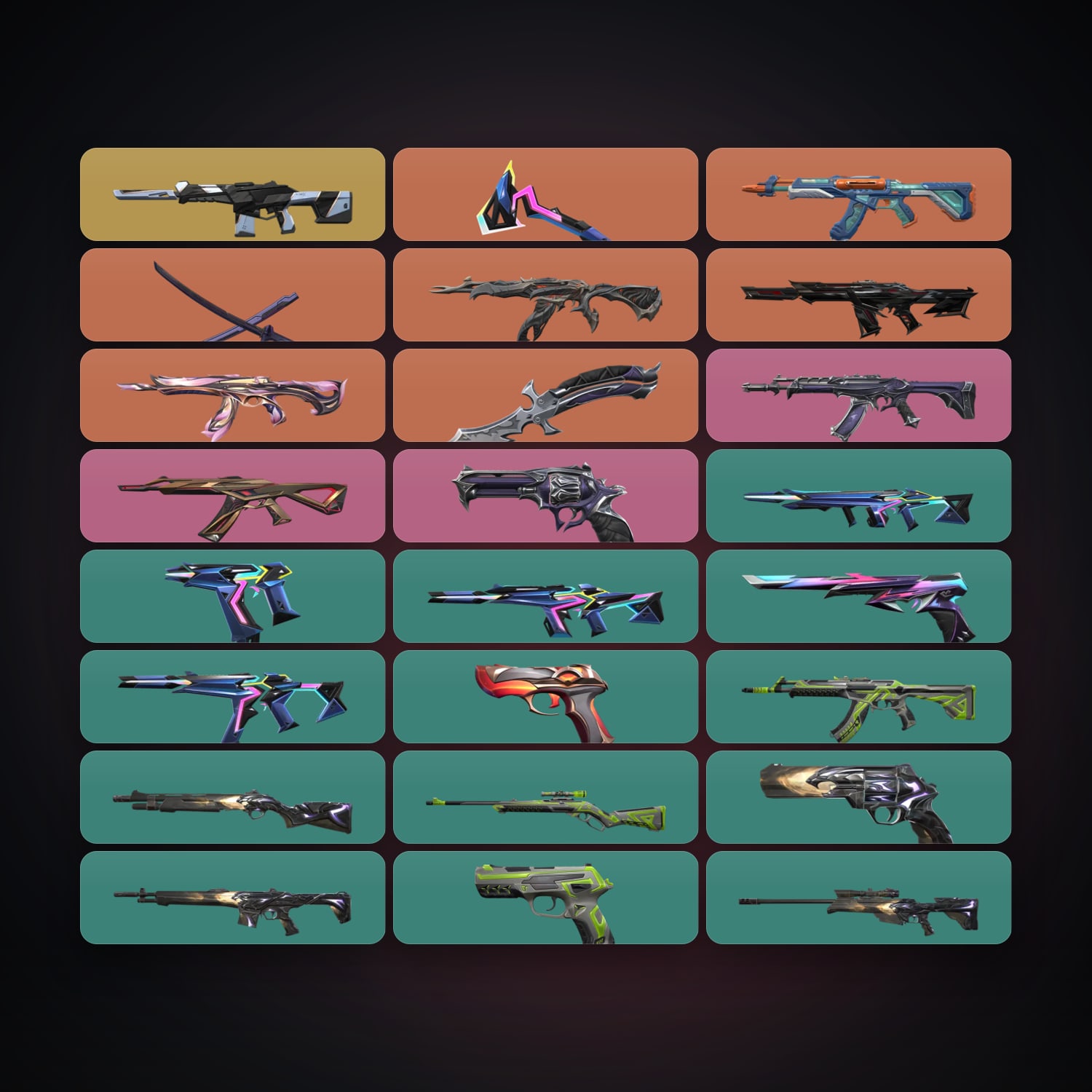 KR Bronze 1 locker — 3 knives, 24 skins, lvl 73 — HabibiAccounts
