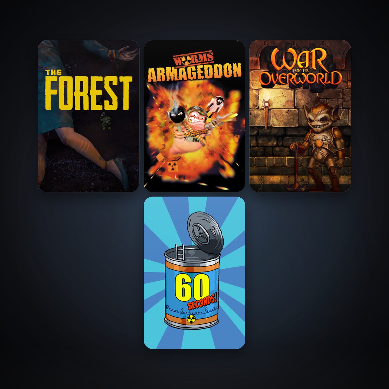Worms Armageddon + War for the Overworld, 6 games, clean — HabibiAccounts