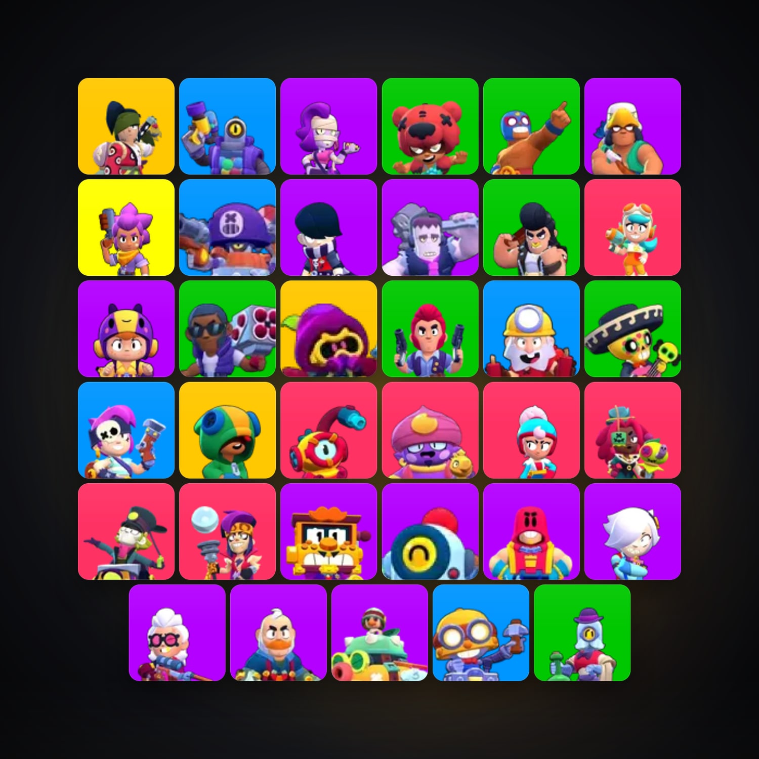 35 Brawlers | 3.7K Trophies — Supercell Account — HabibiAccounts