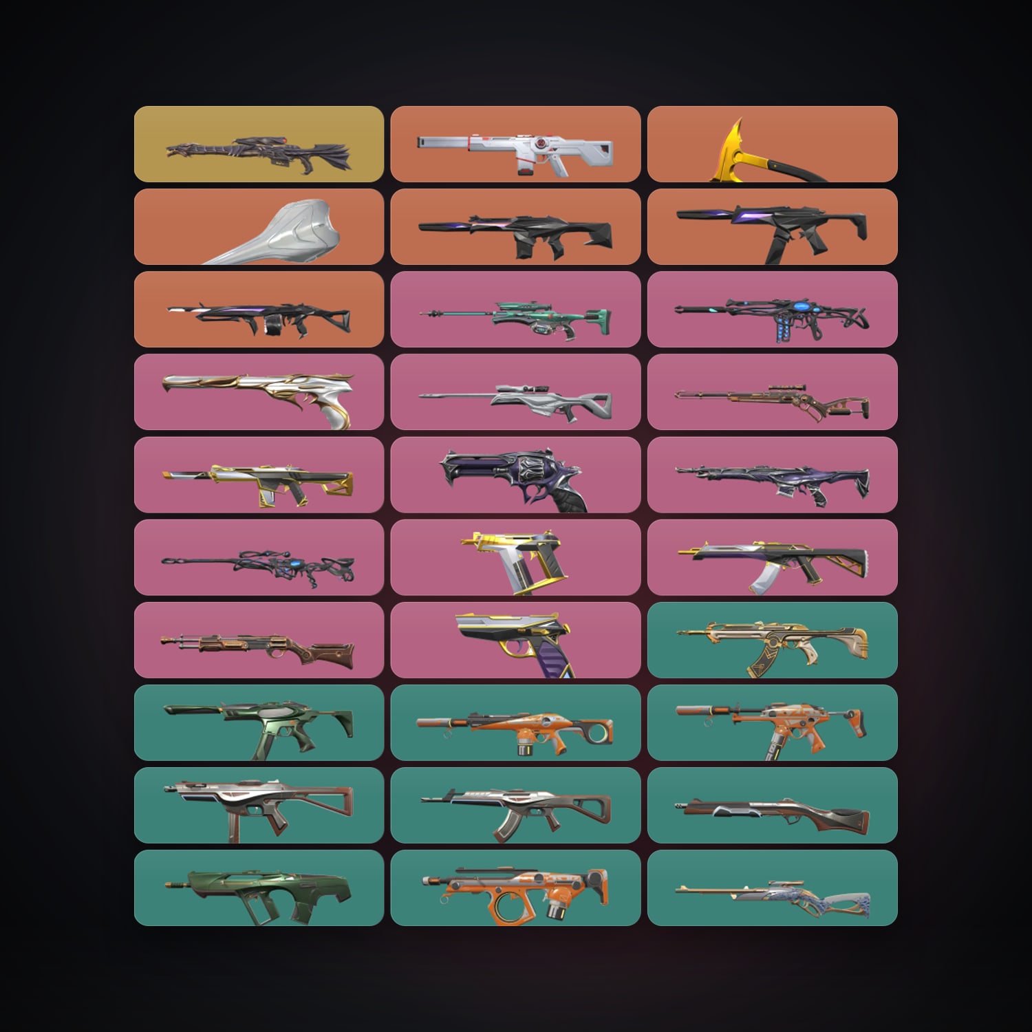 NA Gold 1 locker — 2 knives, 61 skins, lvl 27 — HabibiAccounts