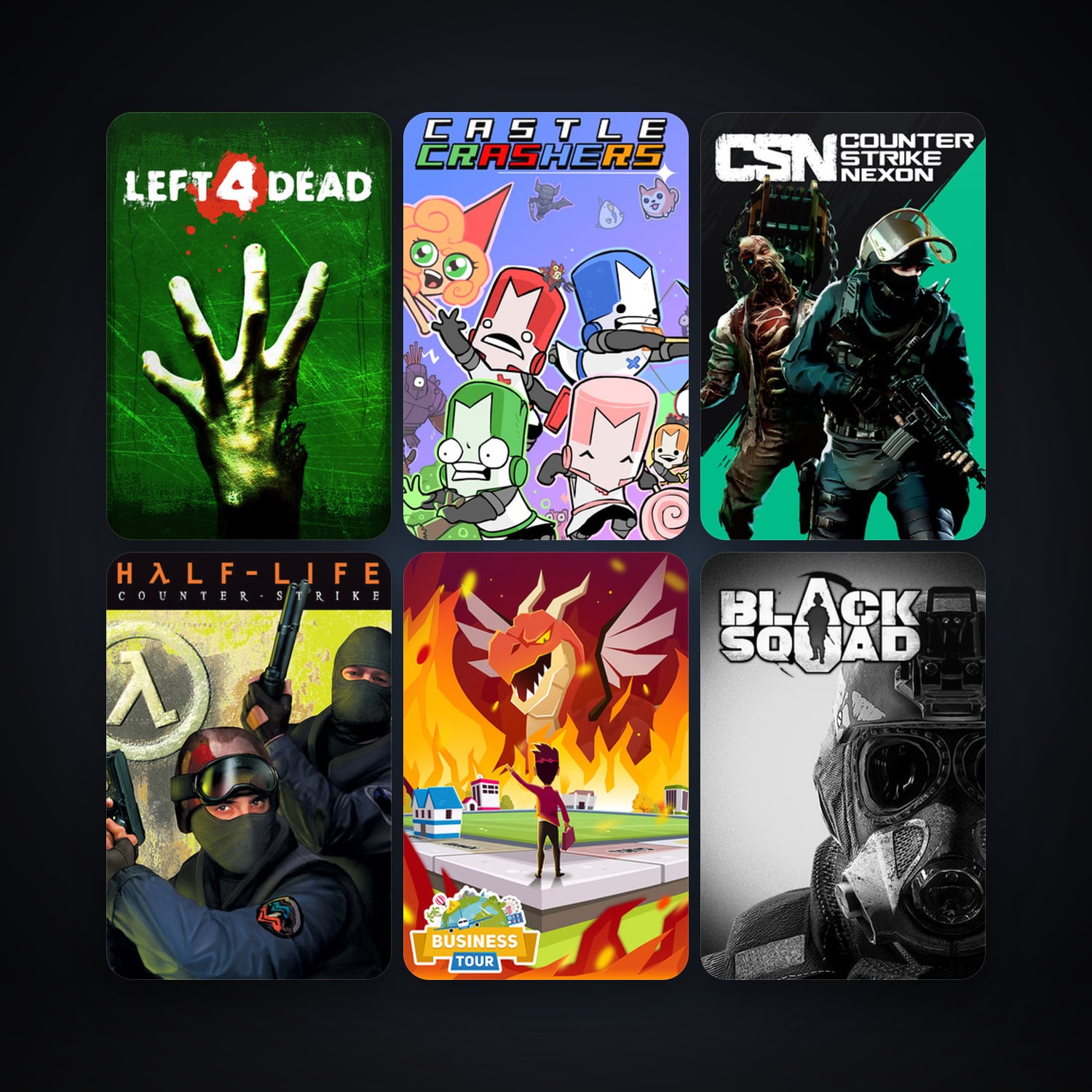 Counter-Strike + Left 4 Dead, 24 games, clean — HabibiAccounts