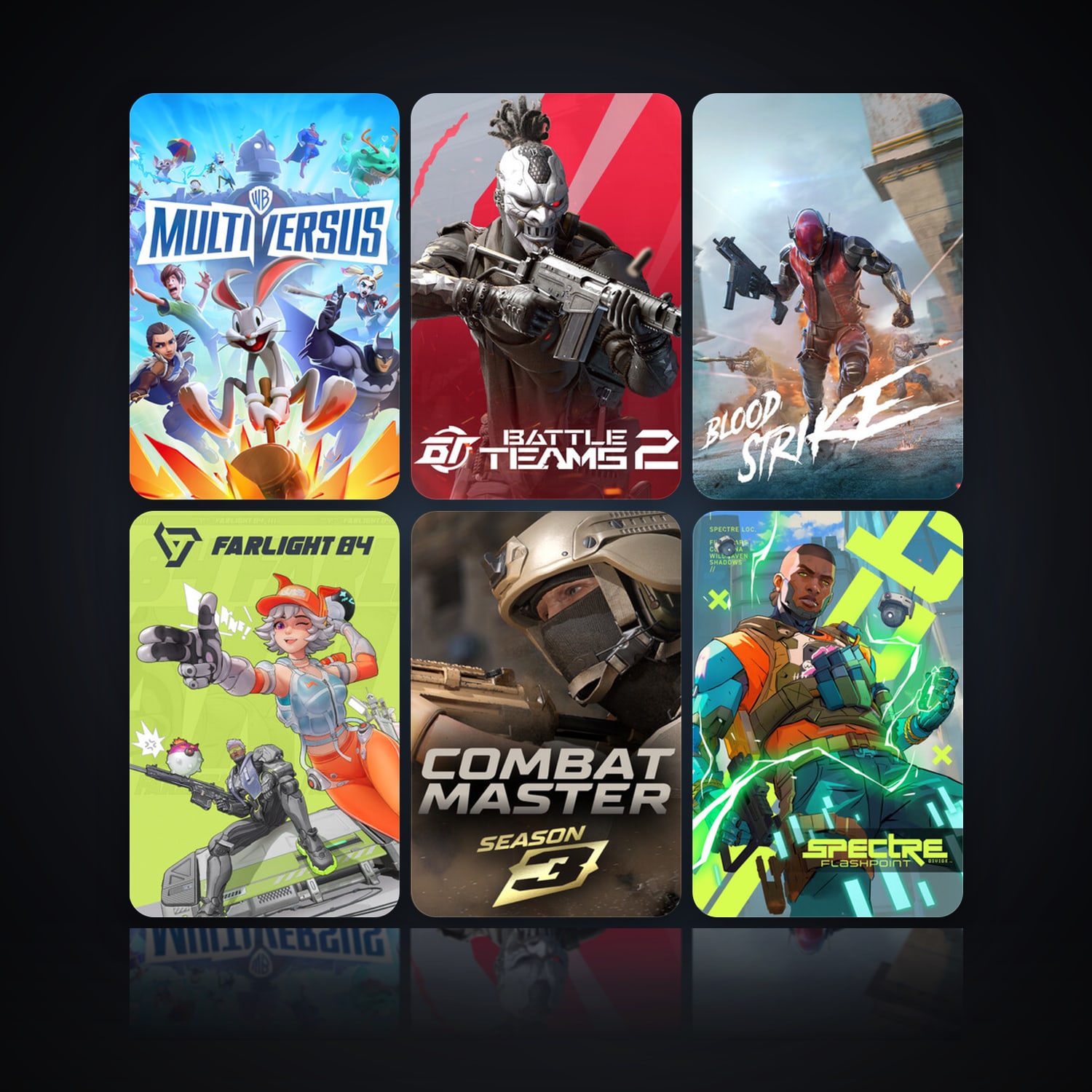 Aimlabs + MultiVersus, 17 games, clean — HabibiAccounts