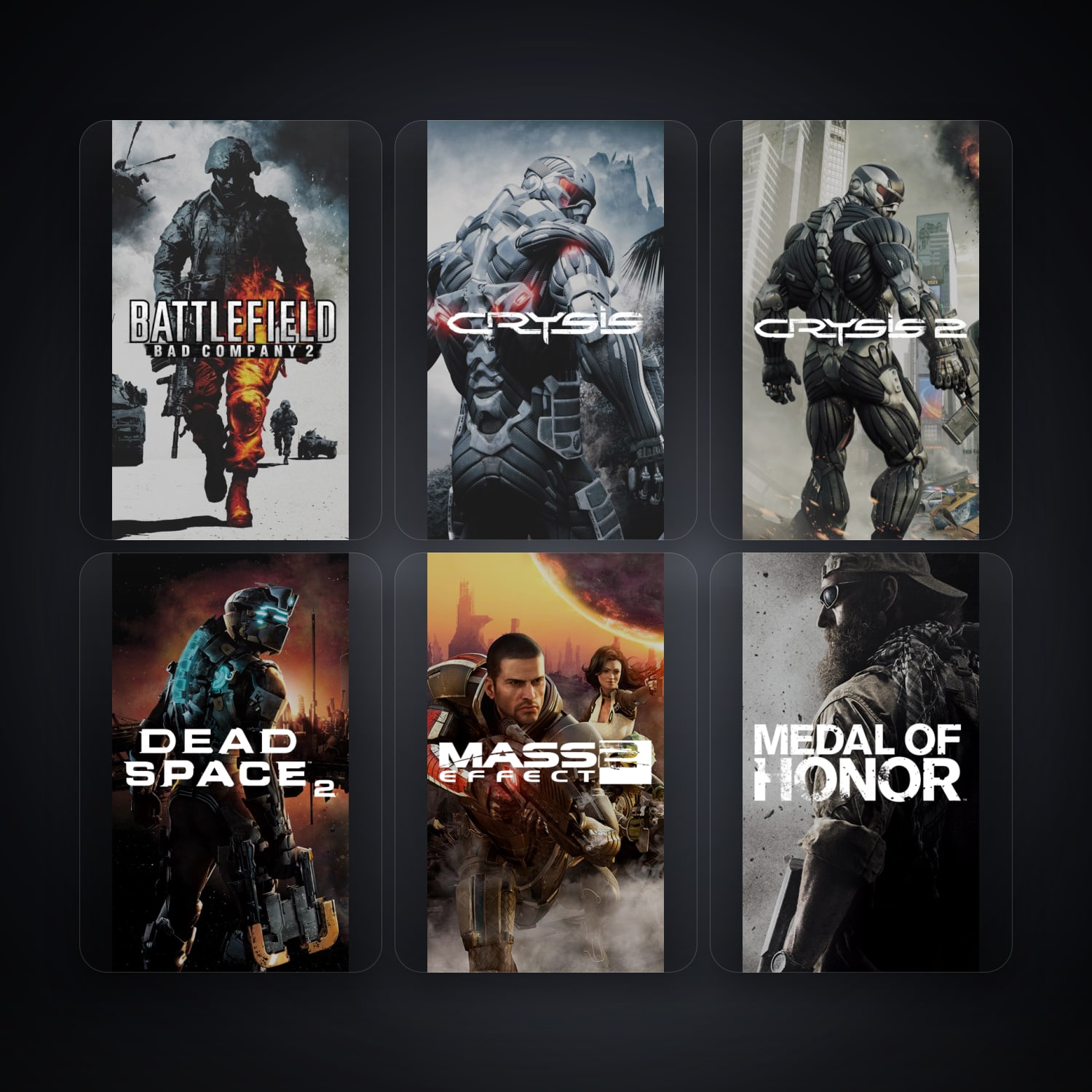 حساب إي إيه فيه Battlefield: Bad Company 2 وCrysis، BR، 14 ألعاب — HabibiAccounts