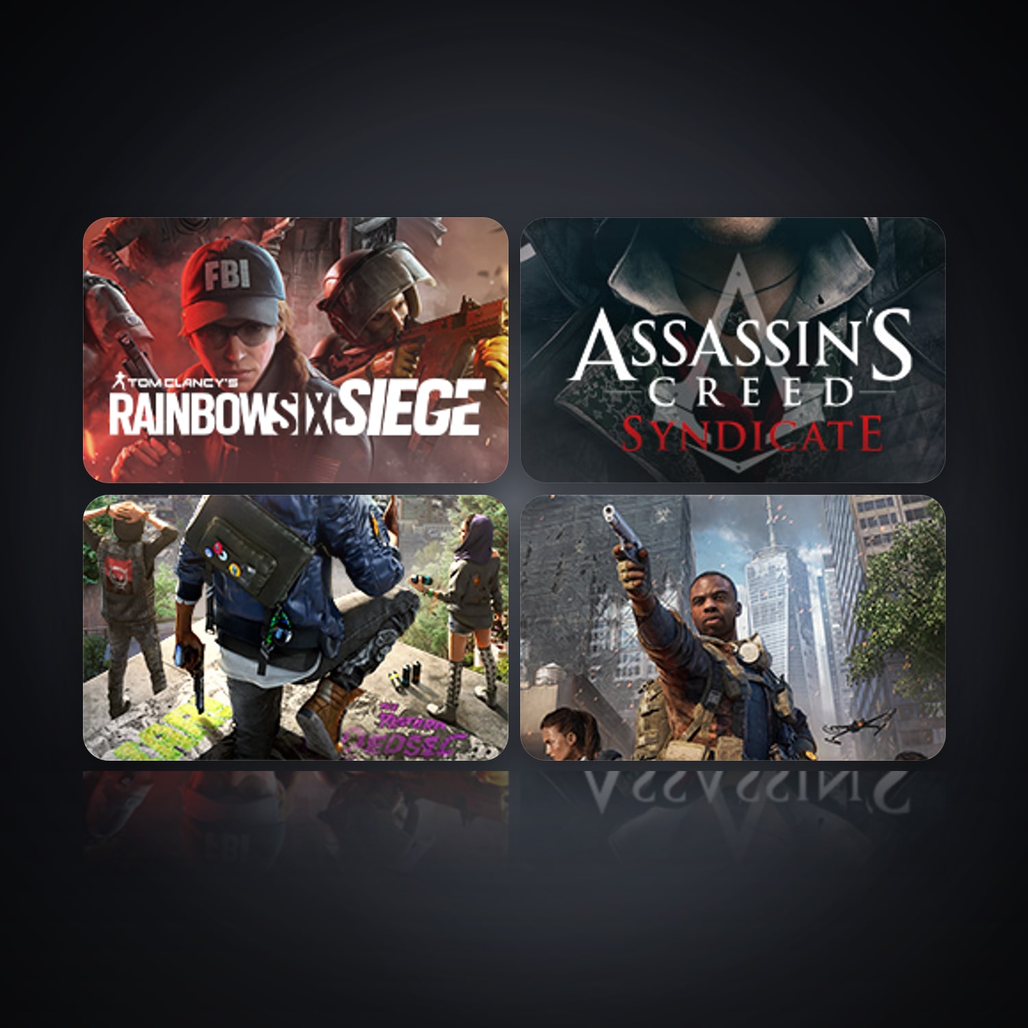 Tom Clancy's Rainbow Six Siege (Steam) & Assassin's Creed Syndicate | 5 Games — HabibiAccounts