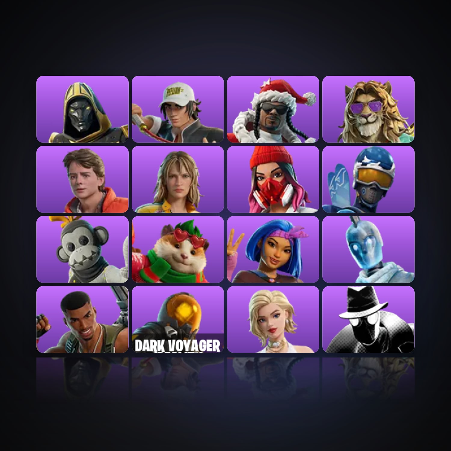 Fortnite | 16 Skins | 100 V-Bucks | Level 669 | 49 Wins — HabibiAccounts