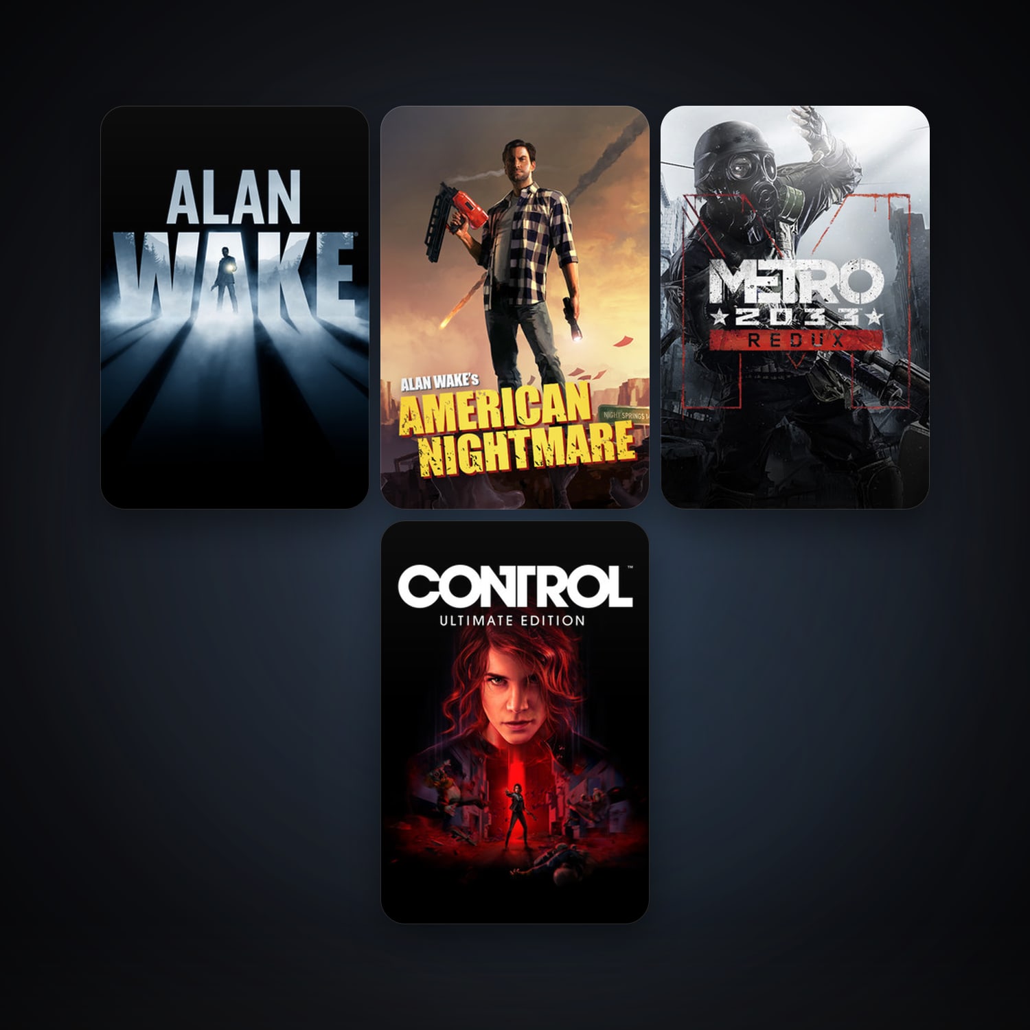Alan Wake + Alan Wake's American Nightmare, 5 games, clean — HabibiAccounts