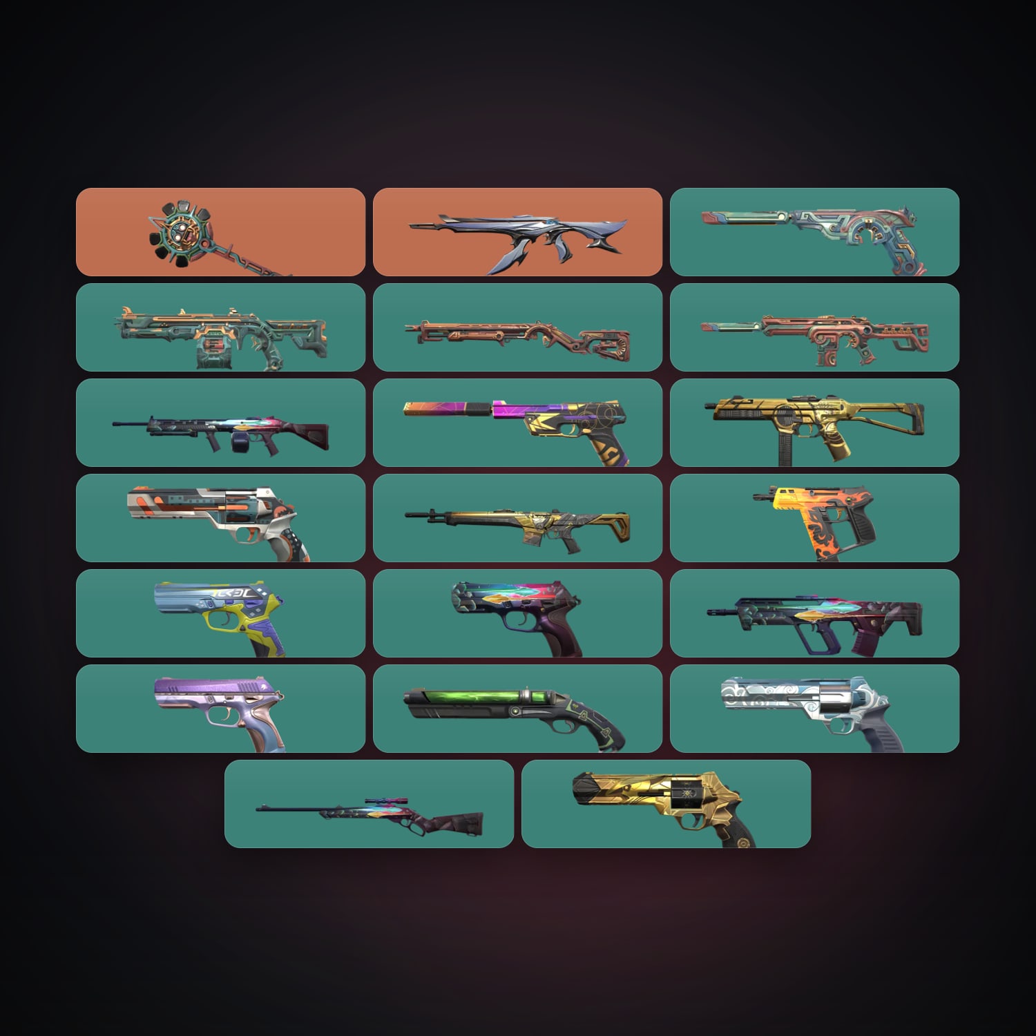 AP Silver 2 locker — 1 knives, 21 skins, lvl 121 — HabibiAccounts