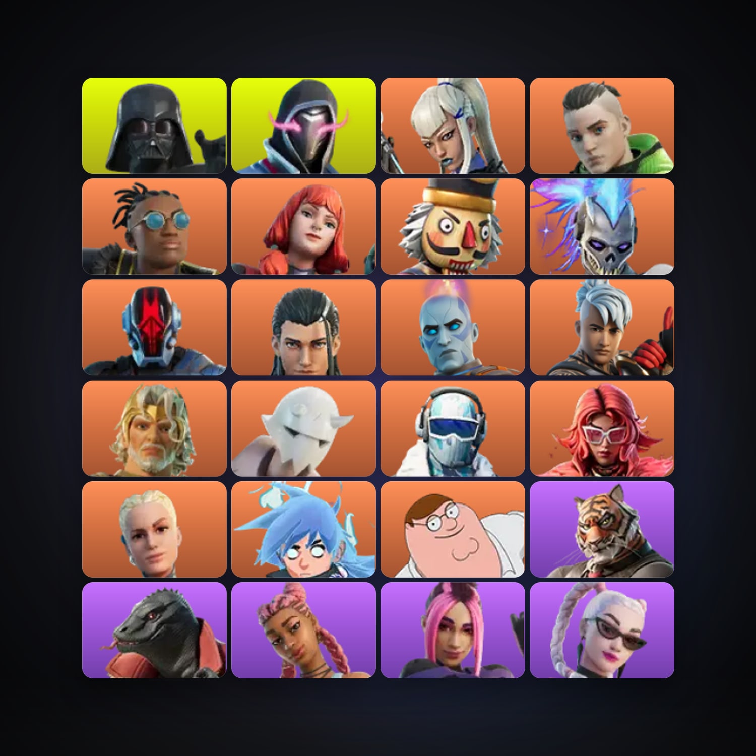 Fortnite | 97 Skins | 200 V-Bucks | Level 3434 | 176 Wins — HabibiAccounts