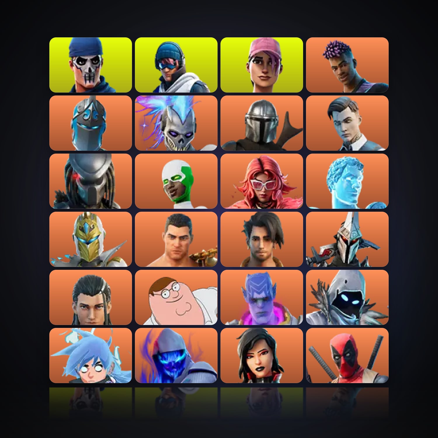 Fortnite | 125 Skins | 250 V-Bucks | Level 1957 | 185 Wins — HabibiAccounts