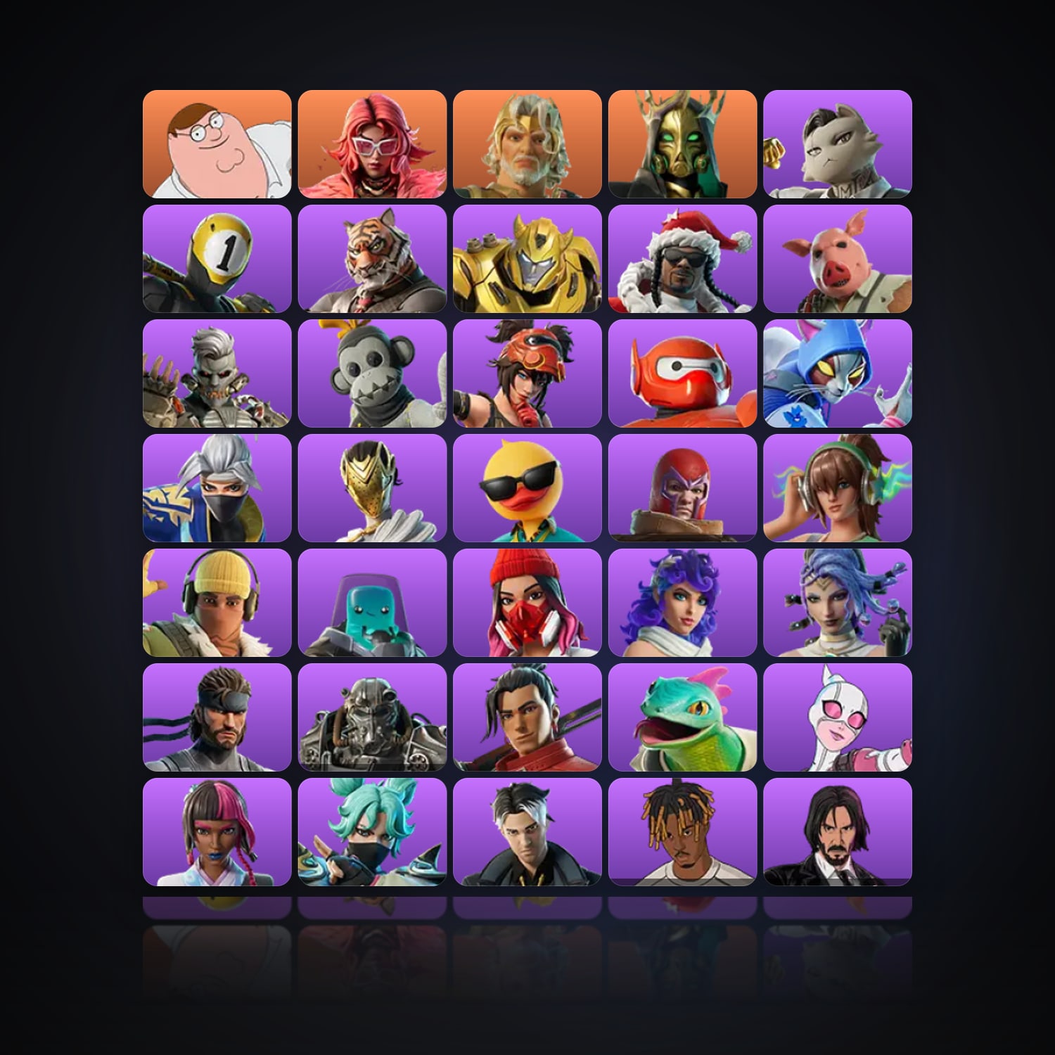 Fortnite | 78 Skins | 200 V-Bucks | Level 1526 | 126 Wins — HabibiAccounts