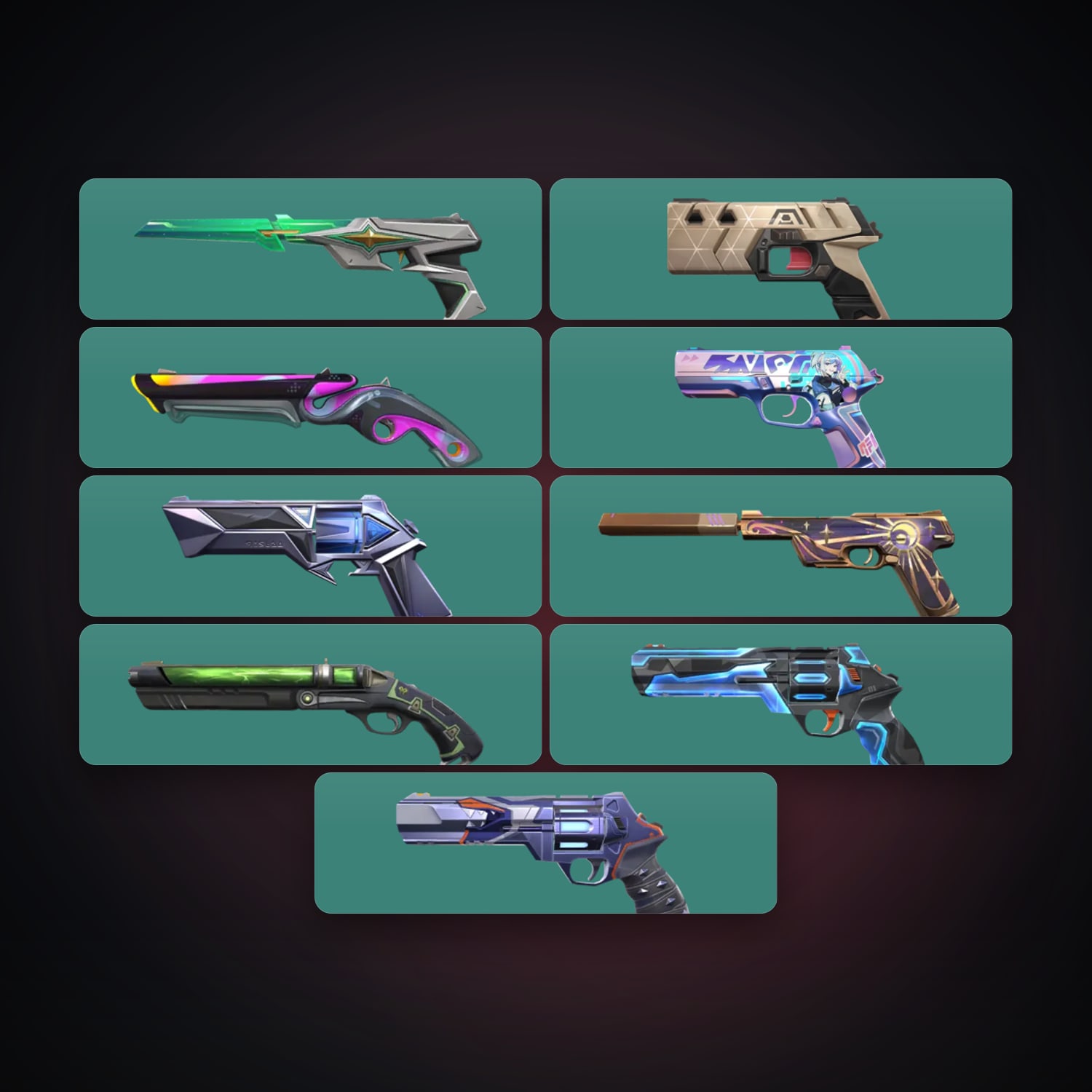 AP Gold 3 locker — 10 skins, lvl 217 — HabibiAccounts