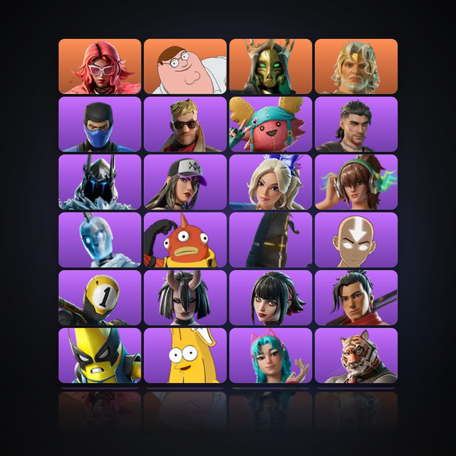 Fortnite | 134 Skins | 450 V-Bucks | Level 2379 | 236 Wins — HabibiAccounts