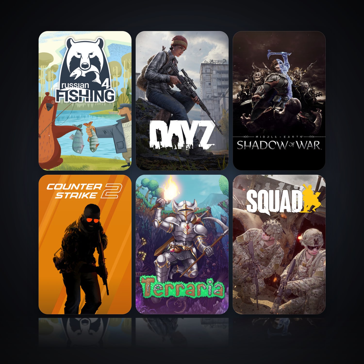 Russian Fishing 4 & DayZ | 42 Games | Clean — HabibiAccounts