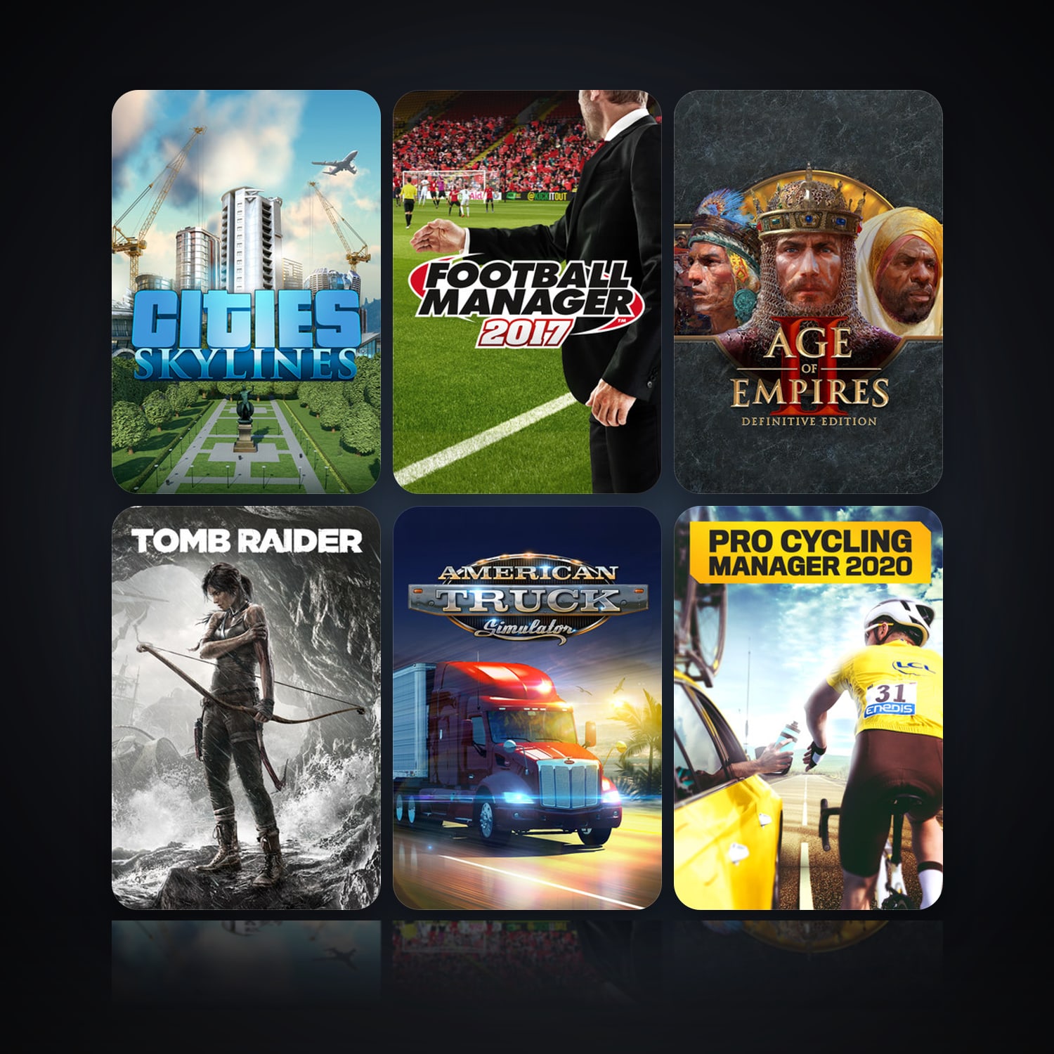 Cities: Skylines & Football Manager 2017 | 26 Games | Clean — HabibiAccounts