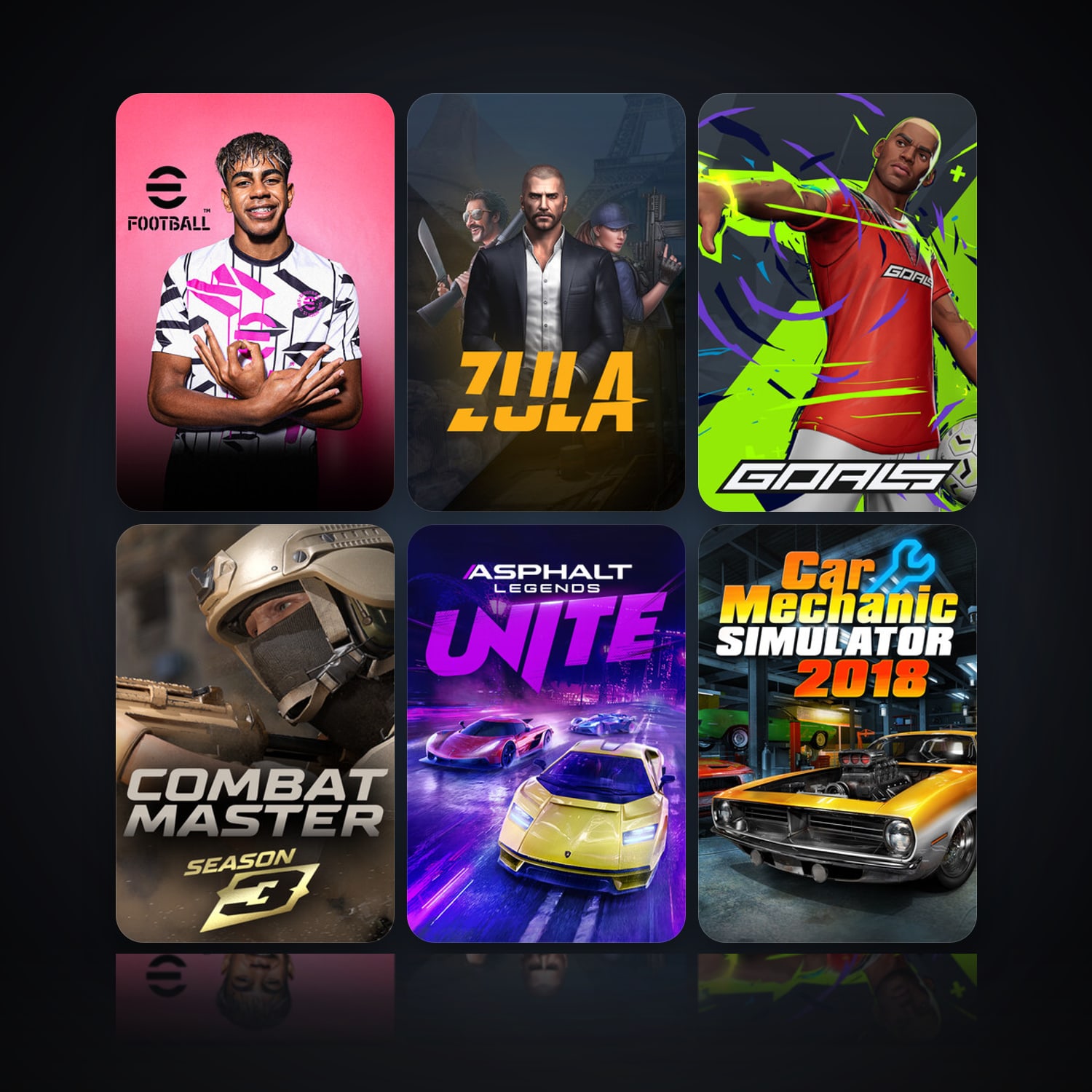 eFootball 2024 & Zula Türkiye | 17 Games | Clean — HabibiAccounts