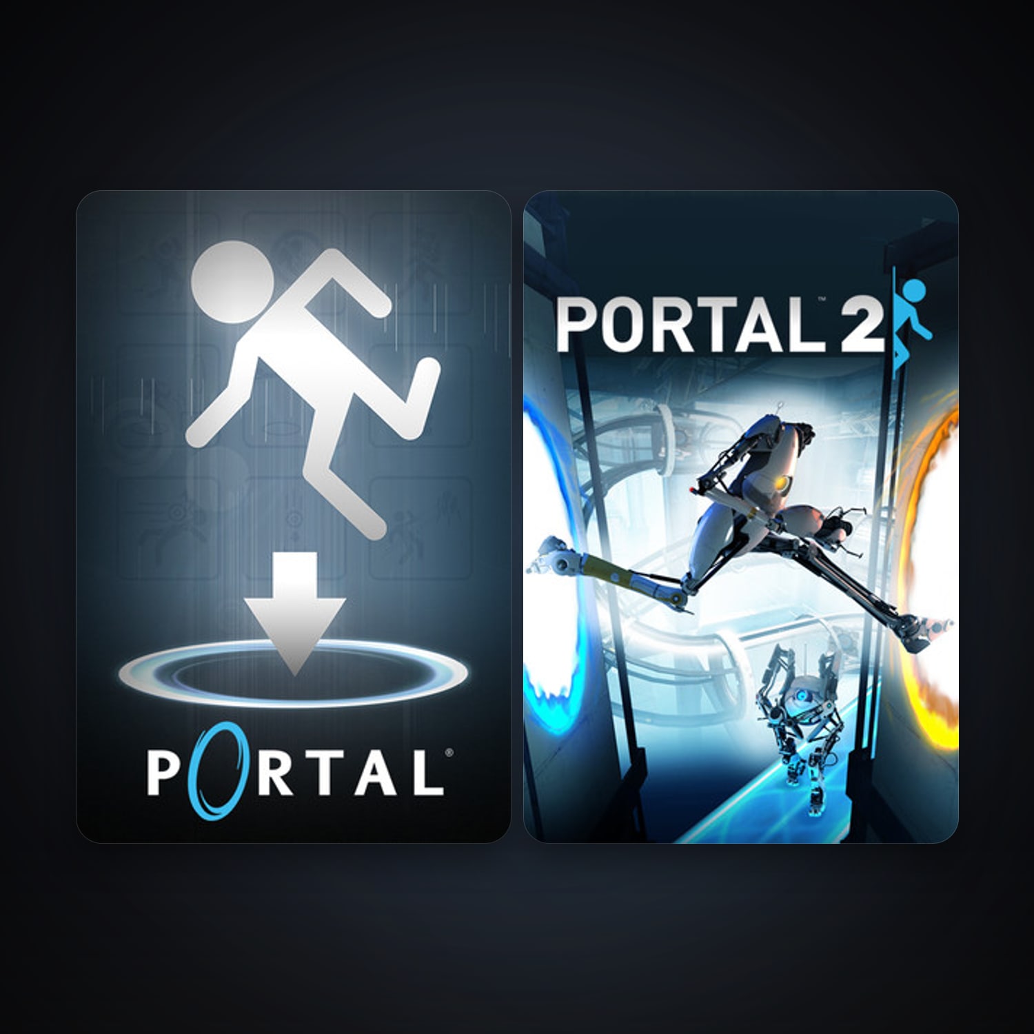 Portal + Portal 2, 2 games, clean — HabibiAccounts