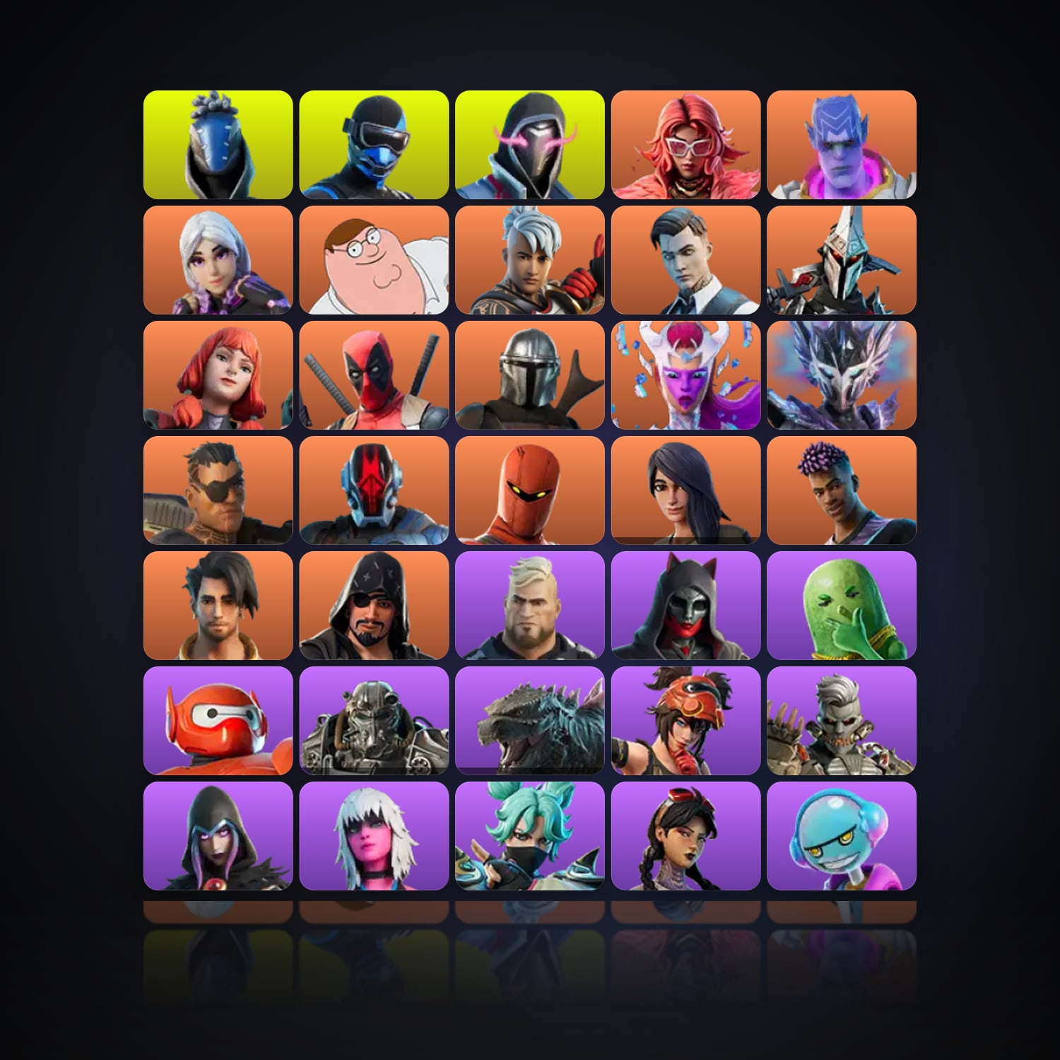 Fortnite | 128 Skins | 500 V-Bucks | Level 3169 | 220 Wins — HabibiAccounts