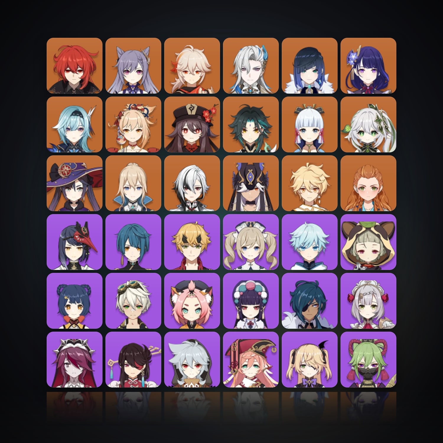Genshin Impact | AR 60 | 53 Chars | 16× 5★ — HabibiAccounts