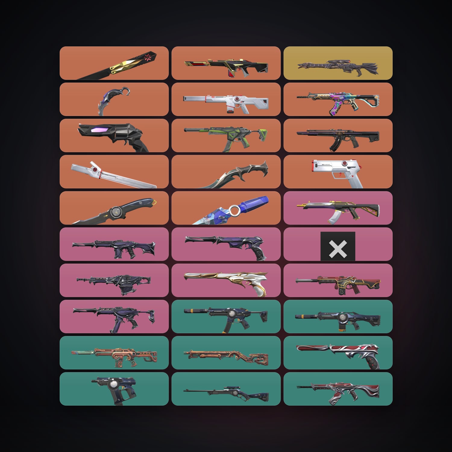 AP Bronze 3 locker — 6 knives, 53 skins, lvl 76 — HabibiAccounts