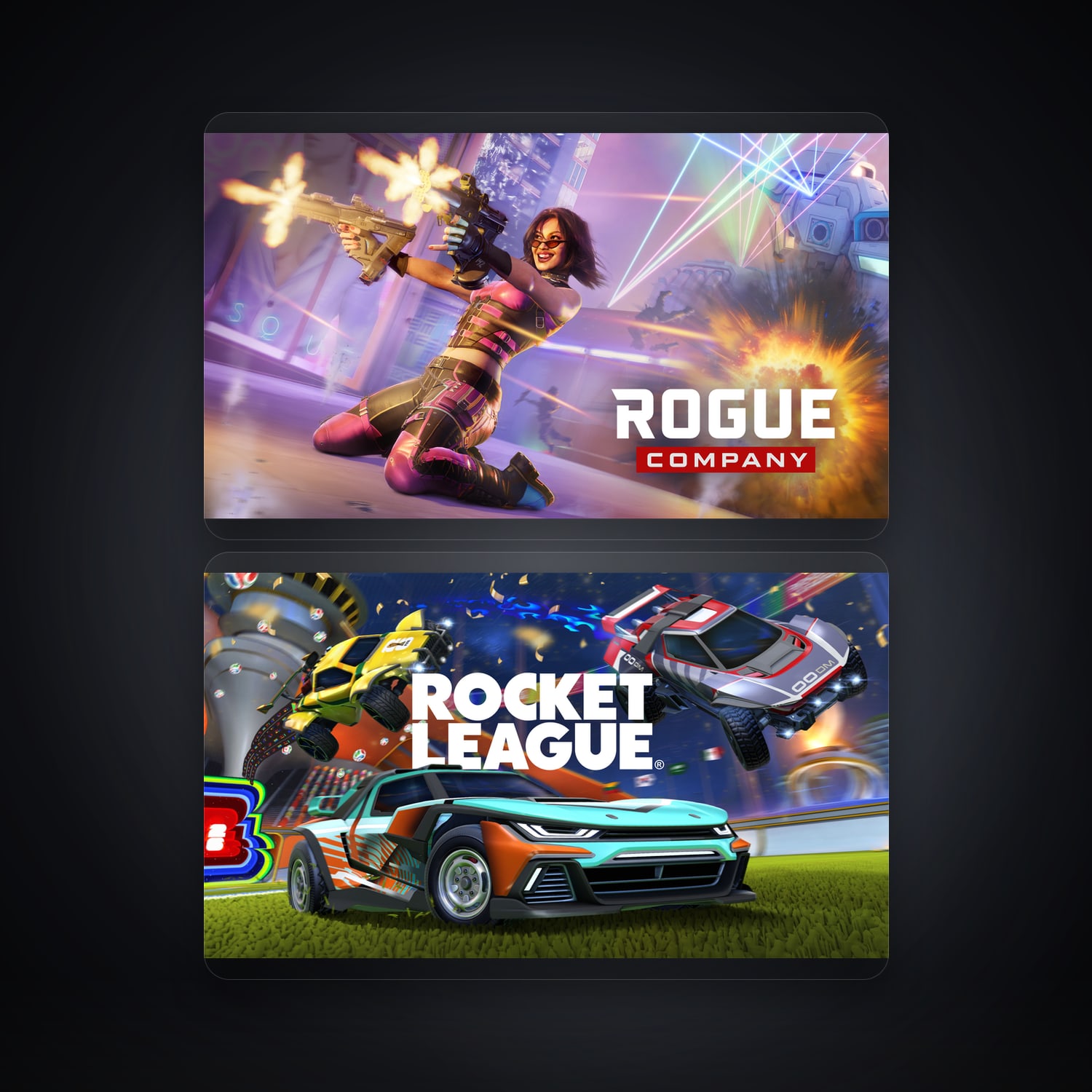 Rogue Company & Rocket League | 2 Games — HabibiAccounts