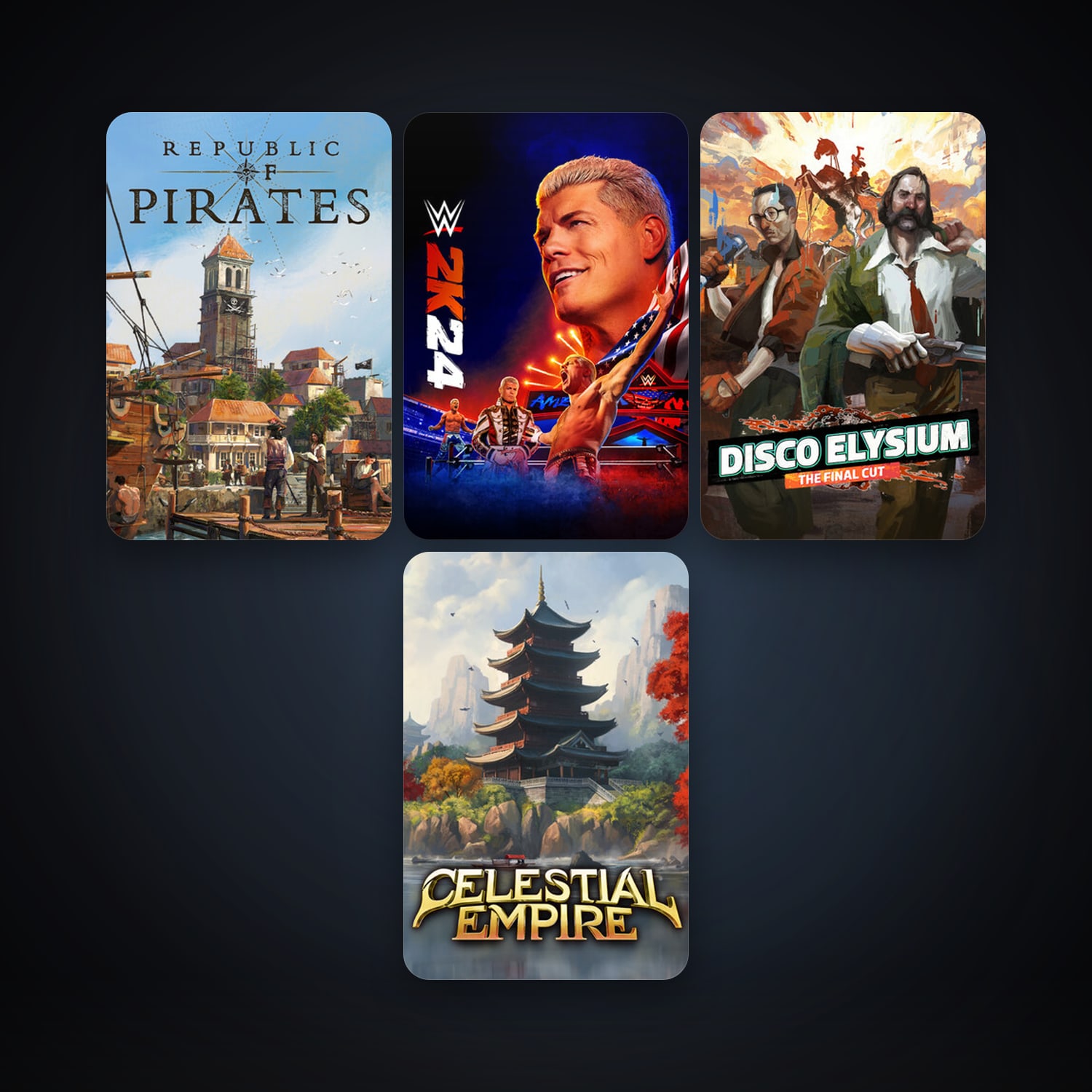 Disco Elysium + Celestial Empire, 10 games, clean — HabibiAccounts