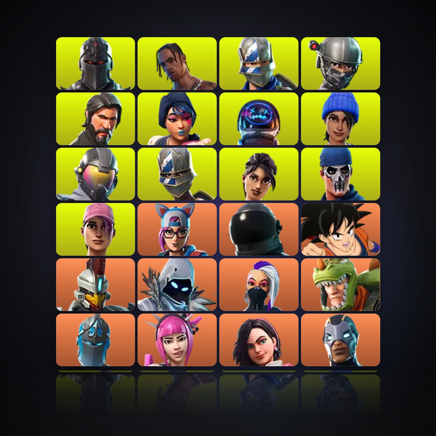 Fortnite | 87 Skins | 400 V-Bucks | Level 942 | 452 Wins — HabibiAccounts