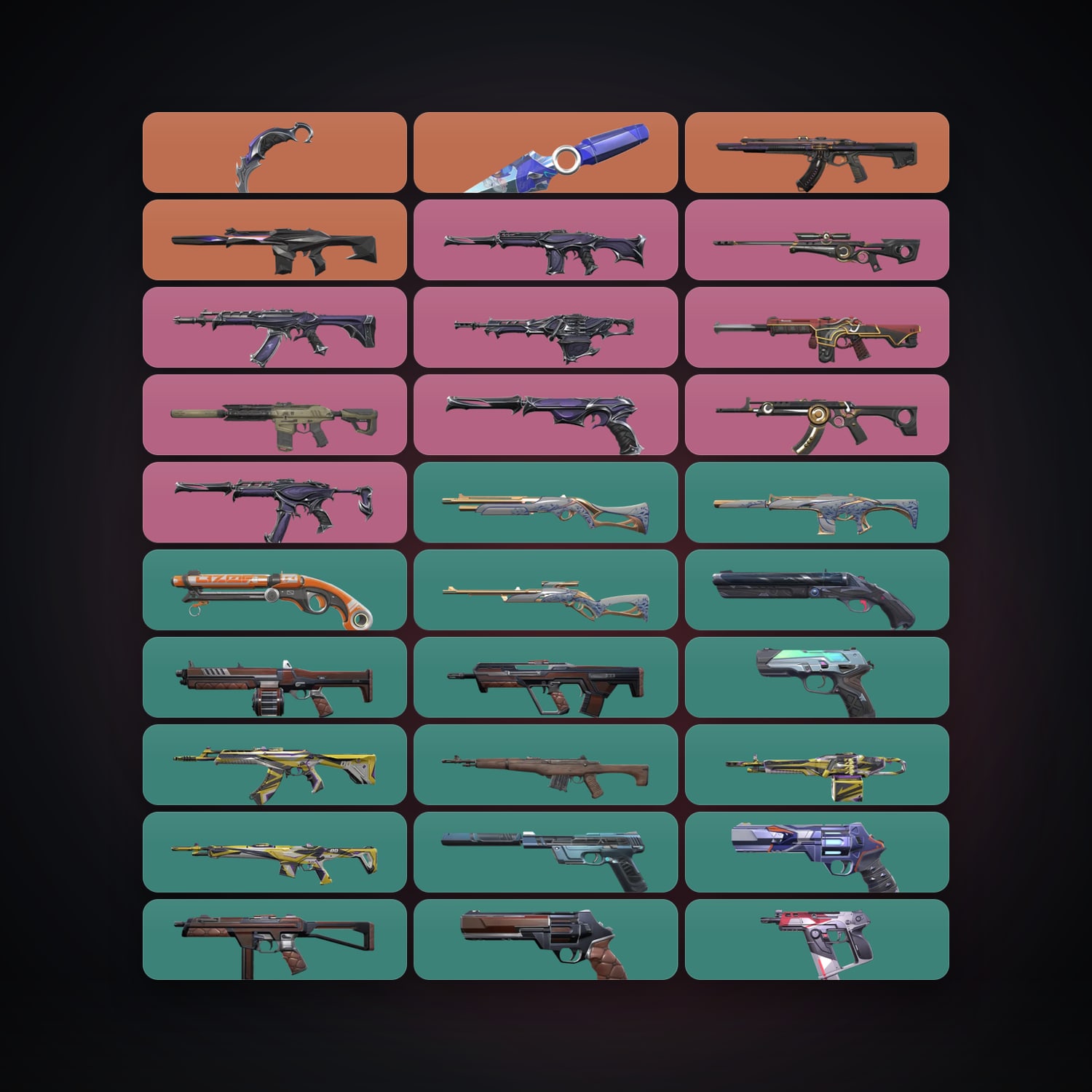 KR Plat 1 locker — 2 knives, 30 skins, lvl 121 — HabibiAccounts