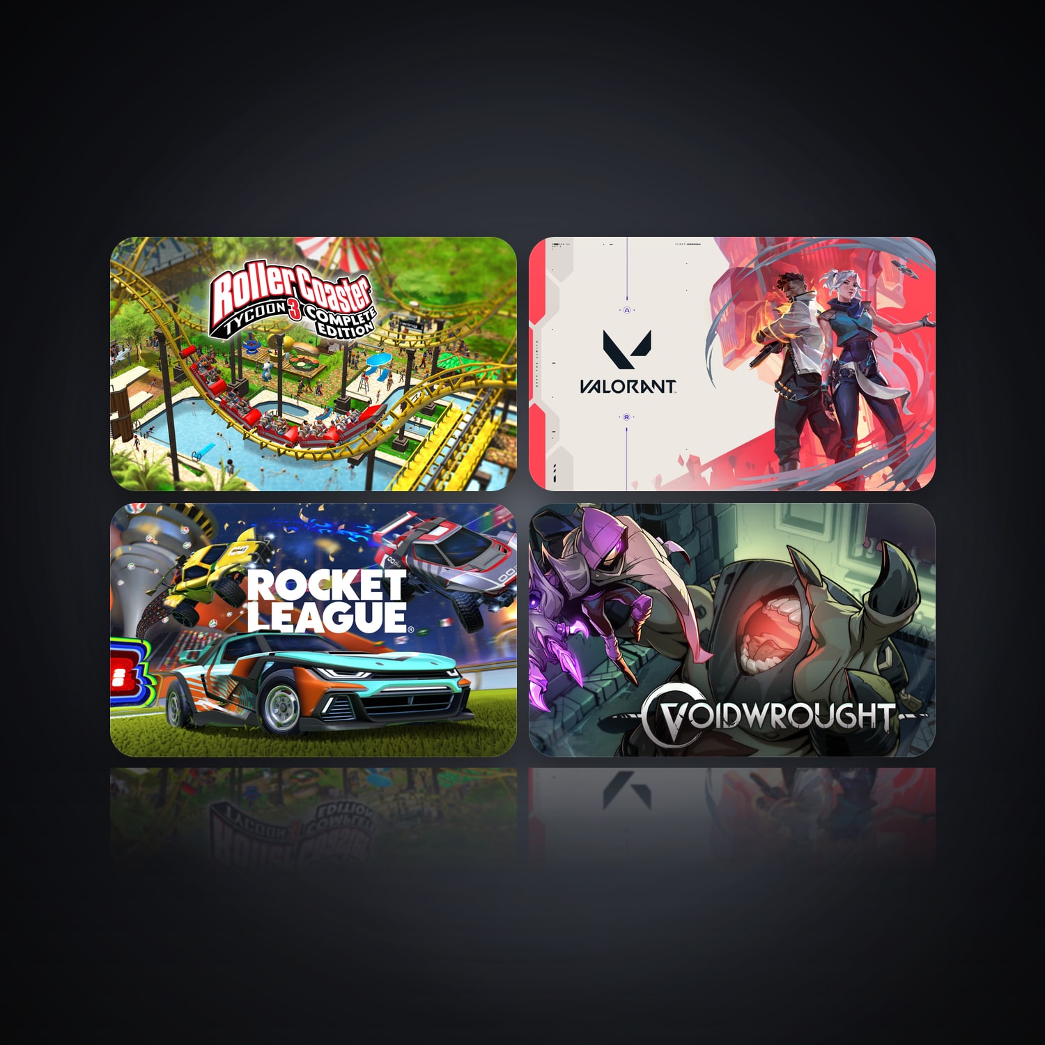 RollerCoaster Tycoon 3: Complete Edition & VALORANT | 4 Games — HabibiAccounts