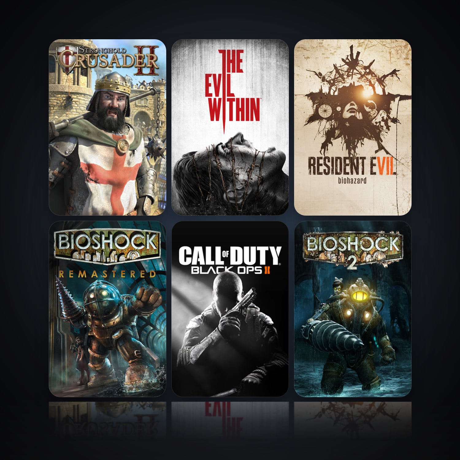 Stronghold Crusader 2 & The Evil Within | 10 Games | Clean — HabibiAccounts