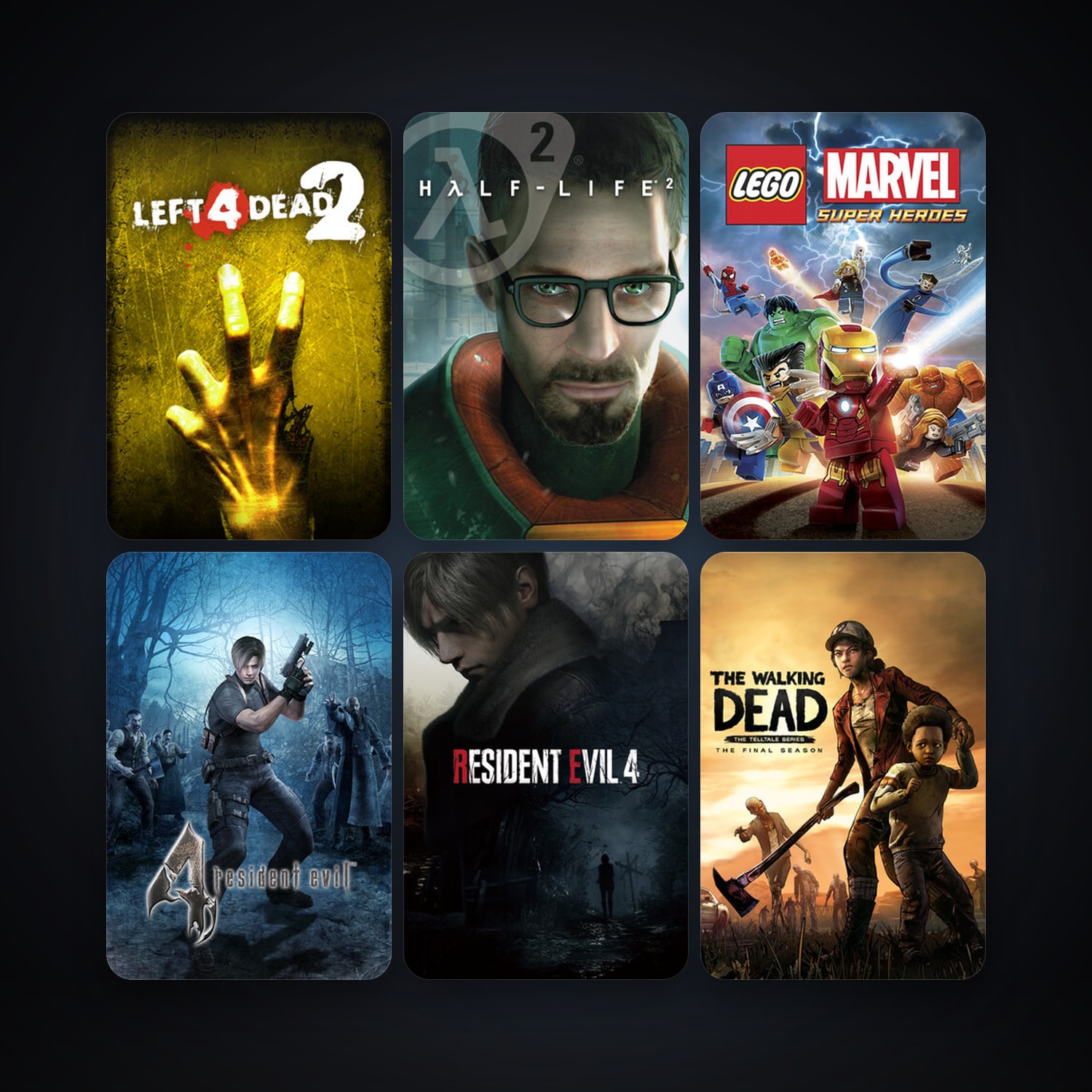 Half-Life 2 + Left 4 Dead 2, 113 games, Steam 14, clean — HabibiAccounts