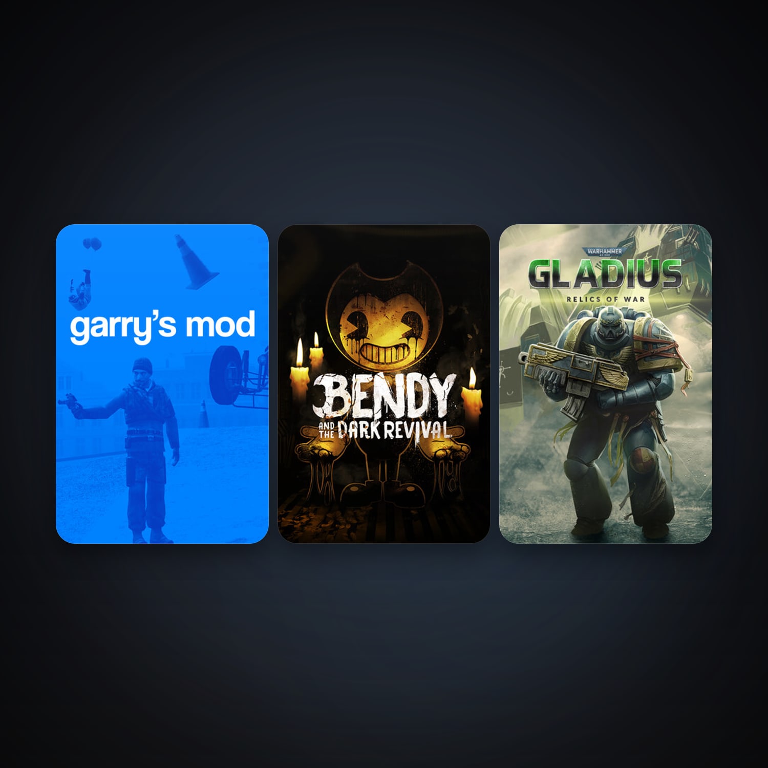 Garry's Mod + Warhammer 40,000: Gladius - Relics of War, 4 games, clean — HabibiAccounts