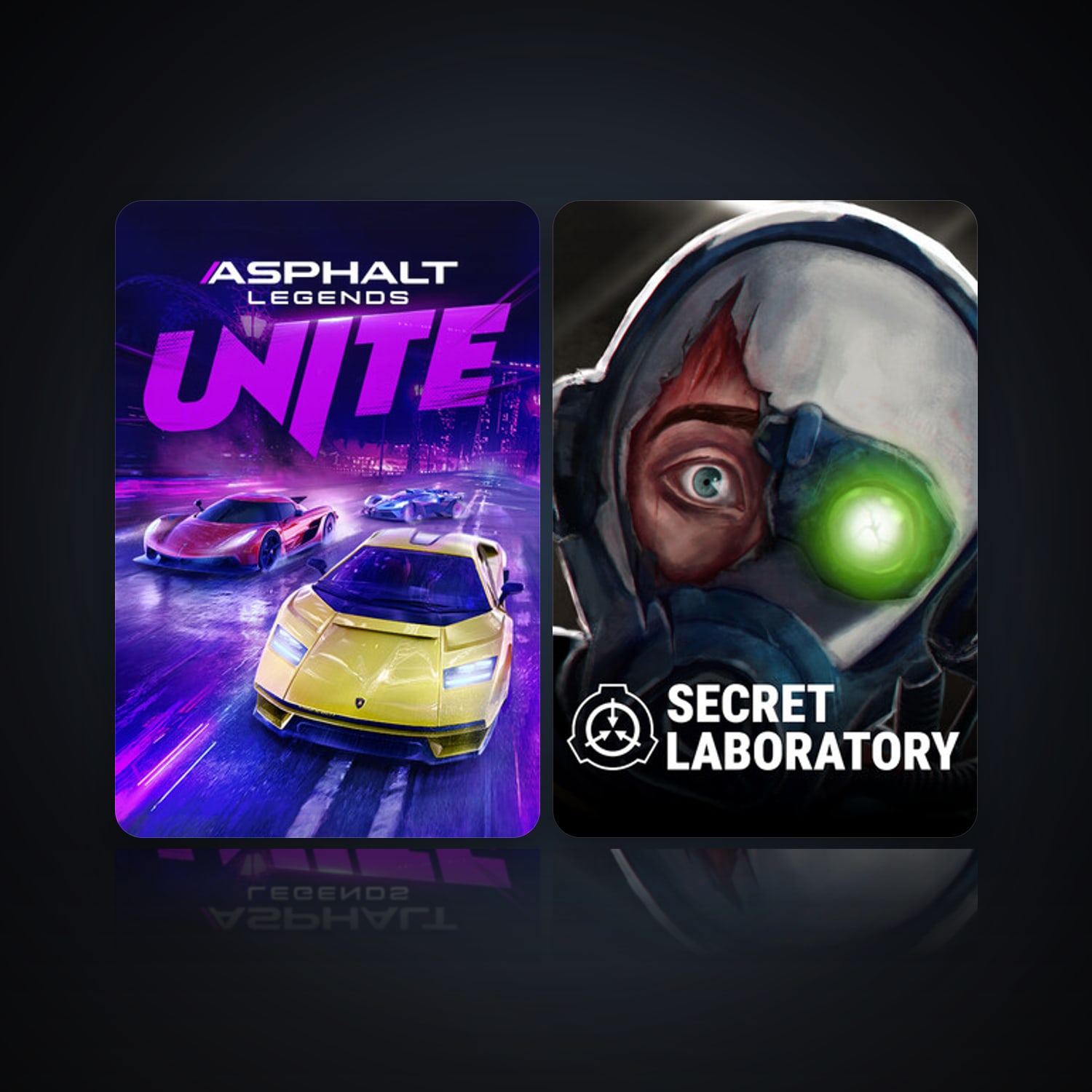 Asphalt Legends Unite & SCP: Secret Laboratory | Clean — HabibiAccounts