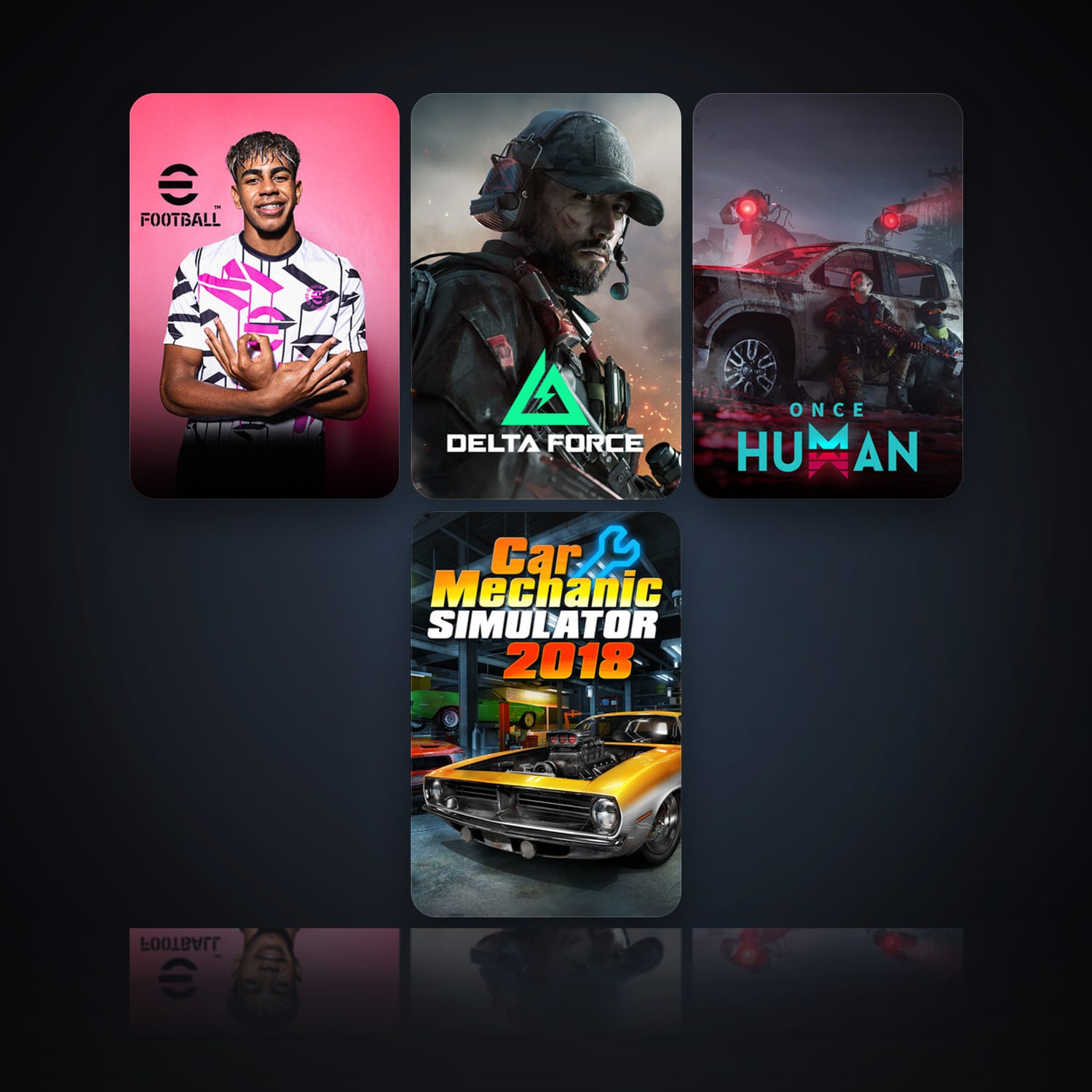eFootball 2024 & Delta Force: Hawk Ops | Clean — HabibiAccounts