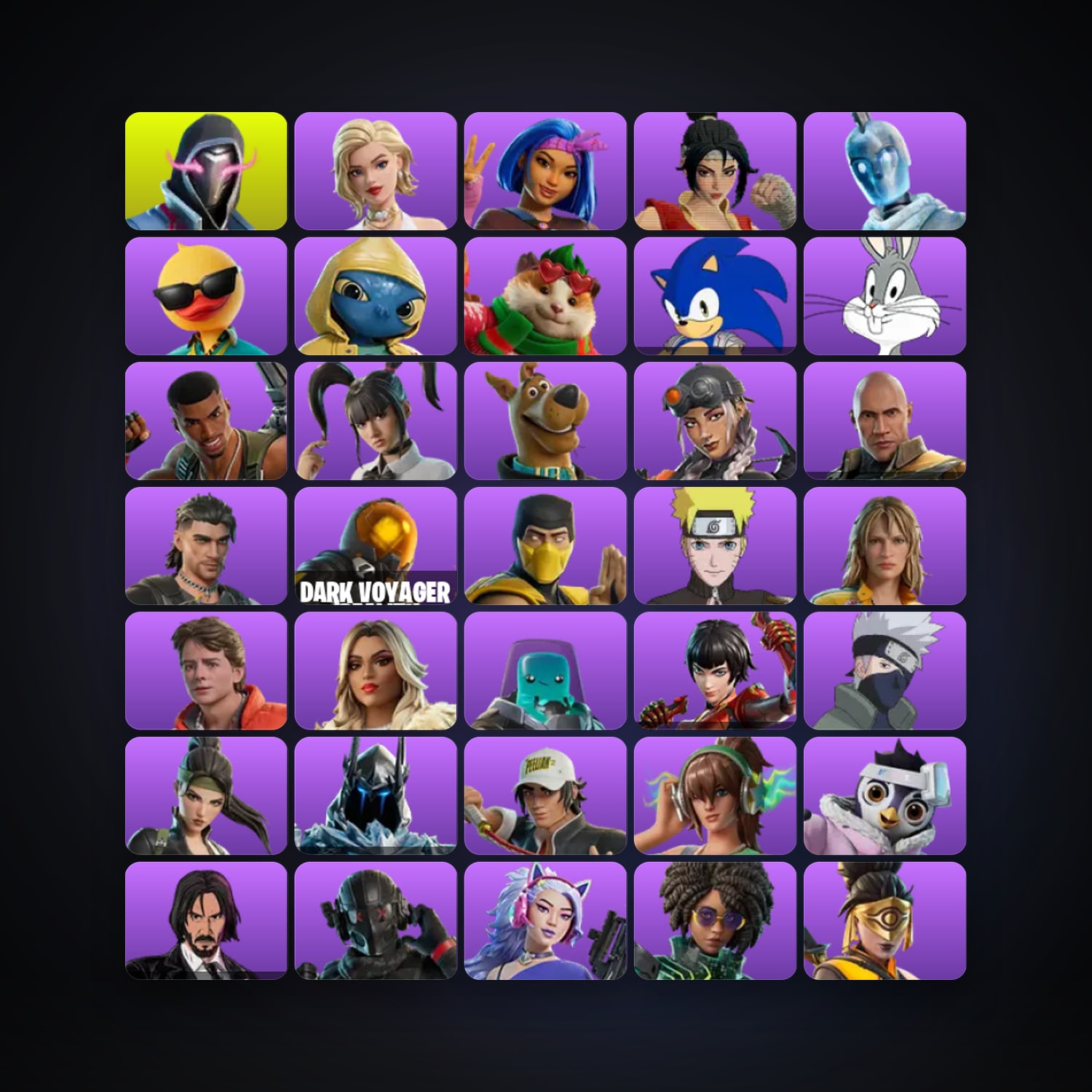 Fortnite | 39 Skins | 300 V-Bucks | Level 712 | 67 Wins — HabibiAccounts