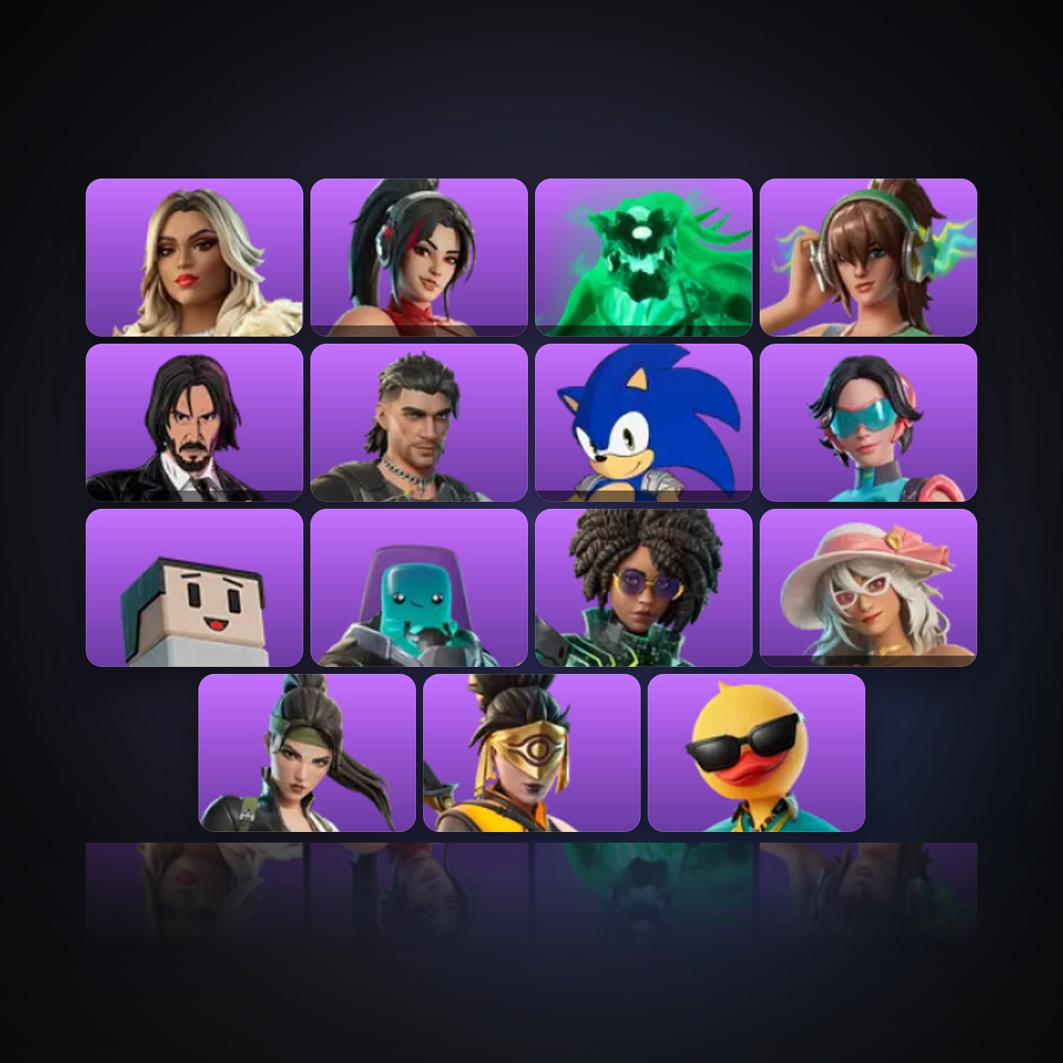 هالحساب فورتنايت، لوكر 16 سكن، لفل 180، 8 فوز — HabibiAccounts
