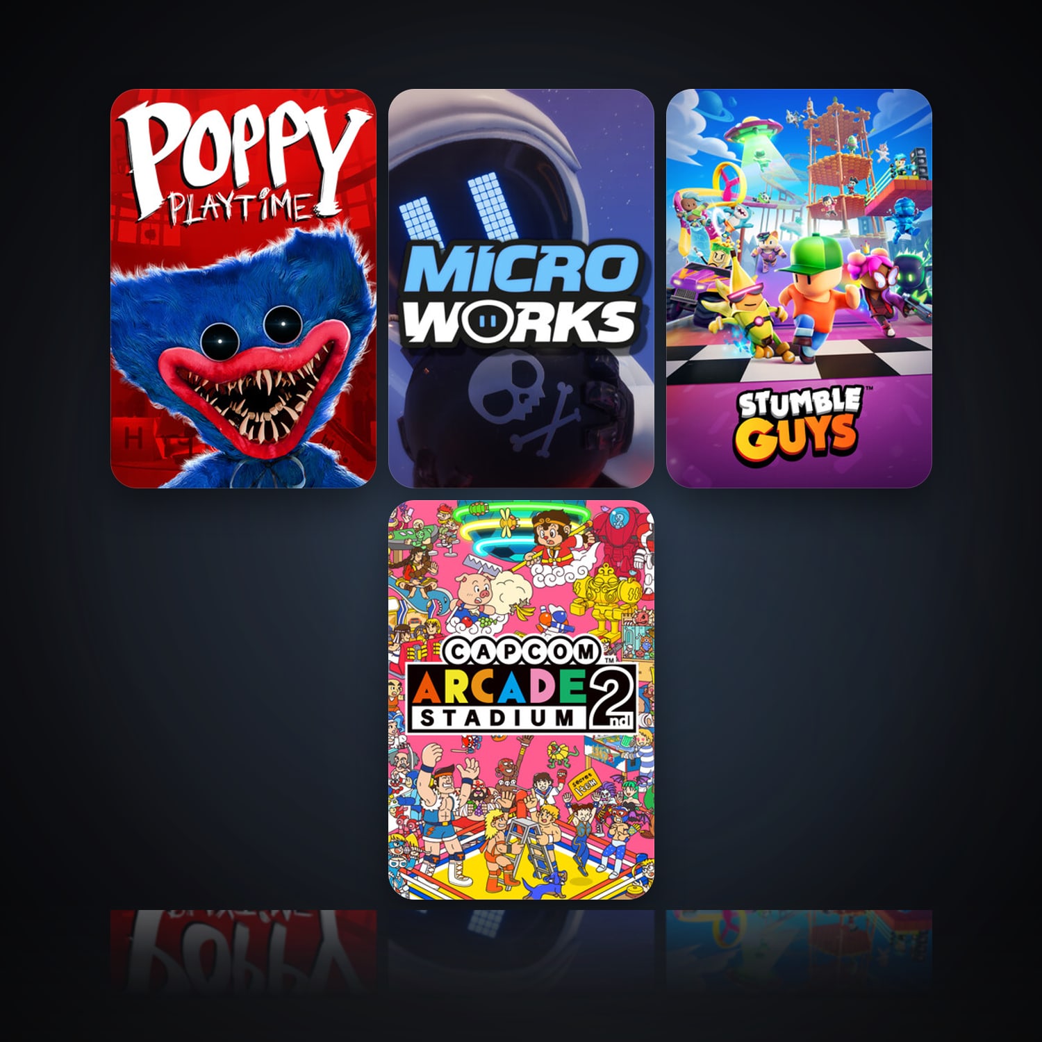 Poppy Playtime & MicroWorks | 17 Games | Clean — HabibiAccounts