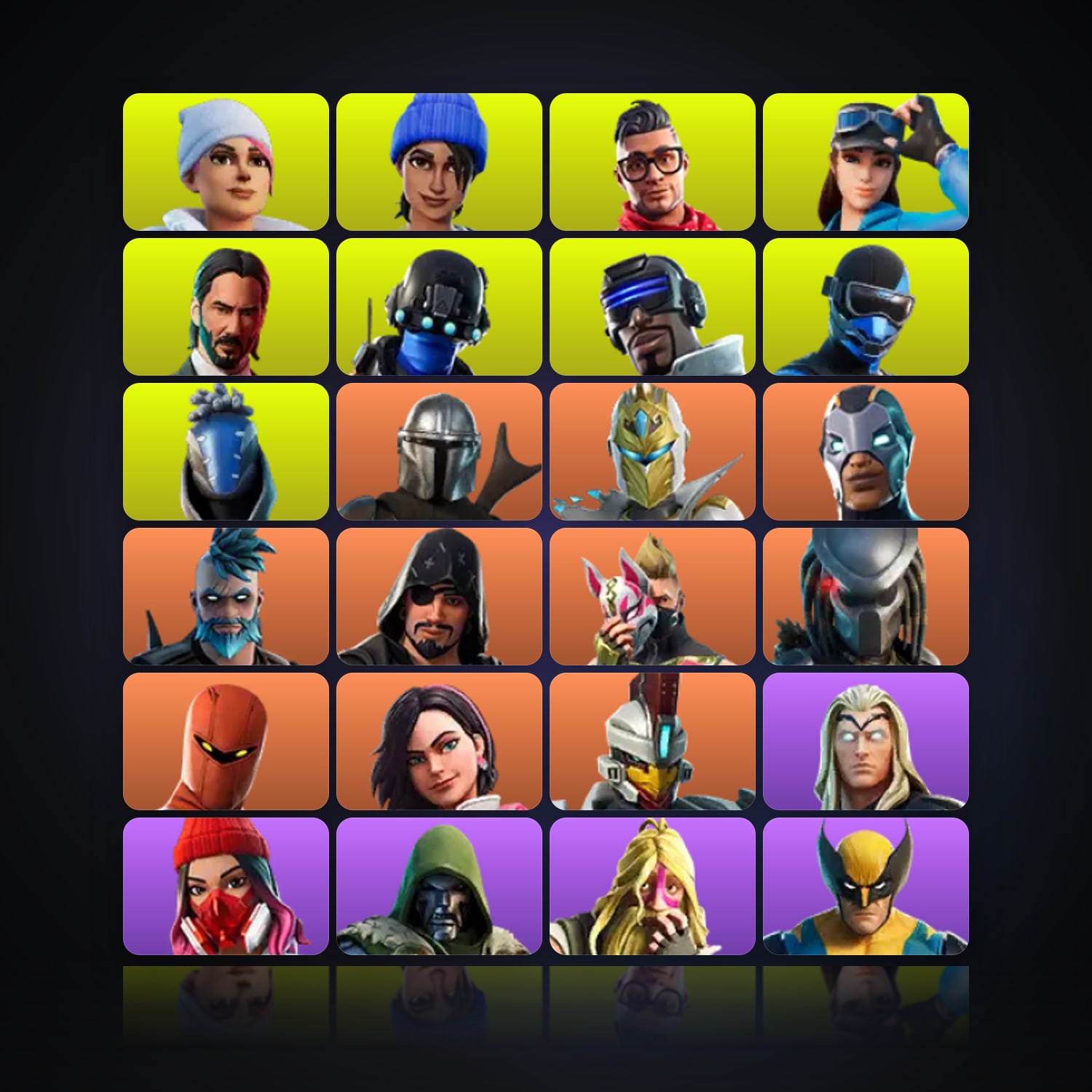 Fortnite | 61 Skins | 150 V-Bucks | Level 1234 | 61 Wins — HabibiAccounts
