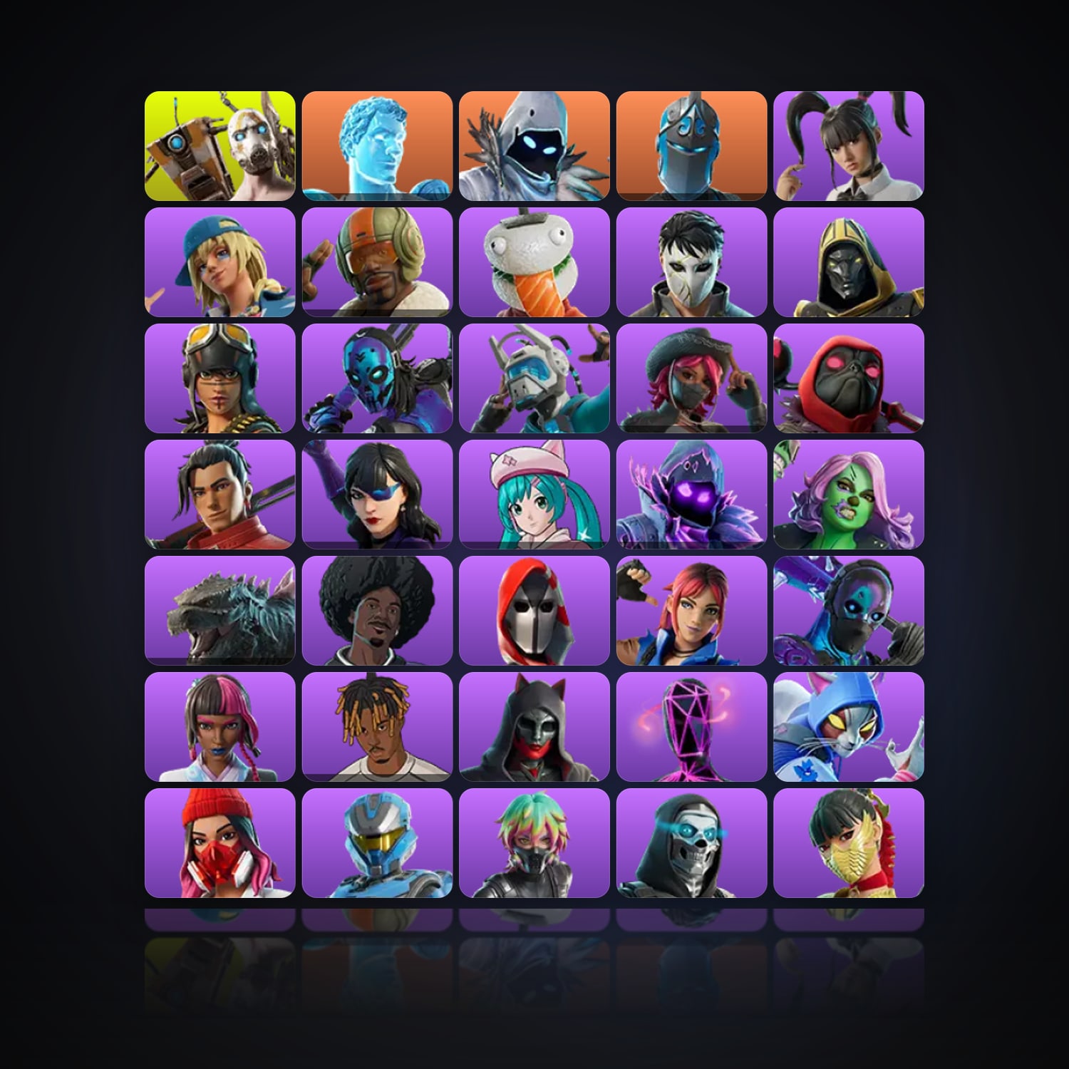 Fortnite | 58 Skins | Level 1851 | 96 Wins — HabibiAccounts