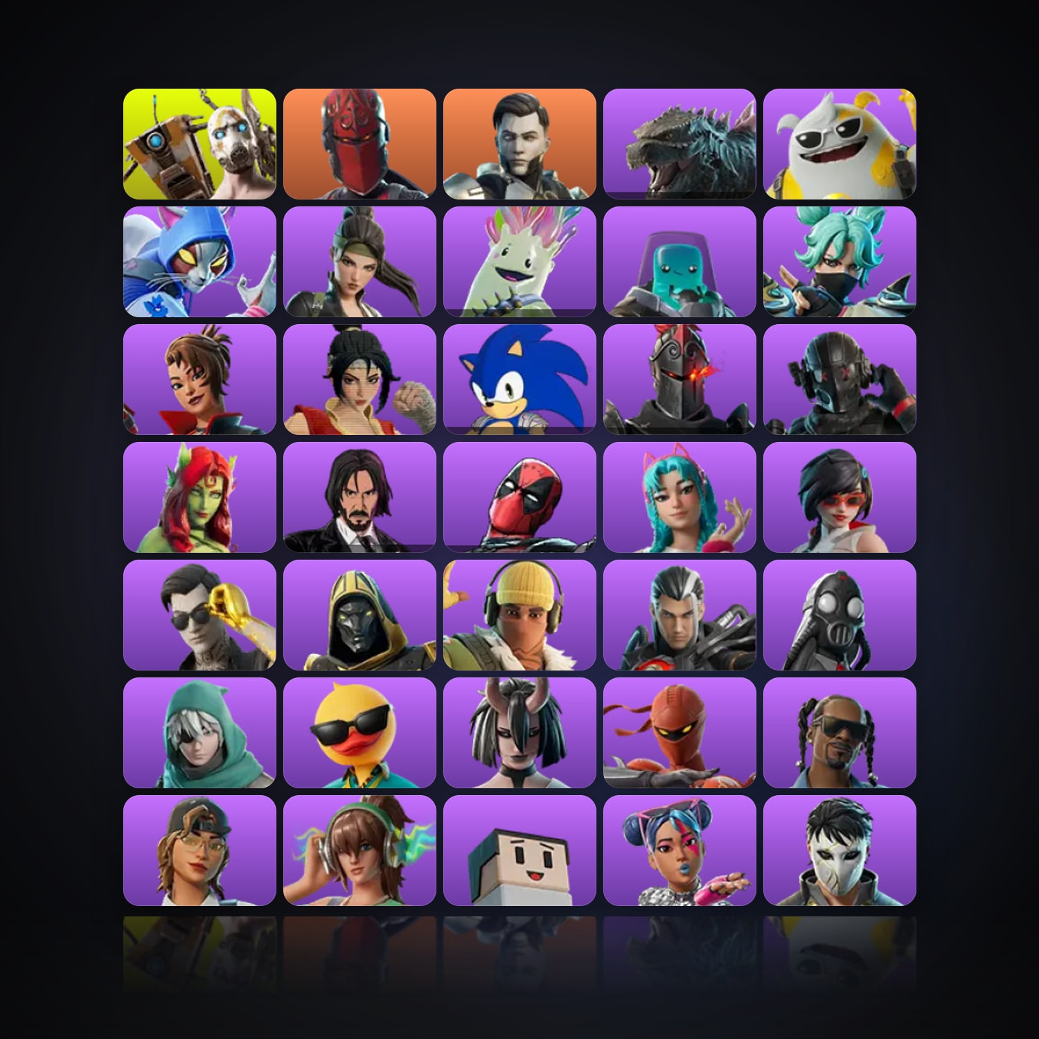 Fortnite | 67 Skins | 1.9K V-Bucks | Level 1043 | 208 Wins — HabibiAccounts