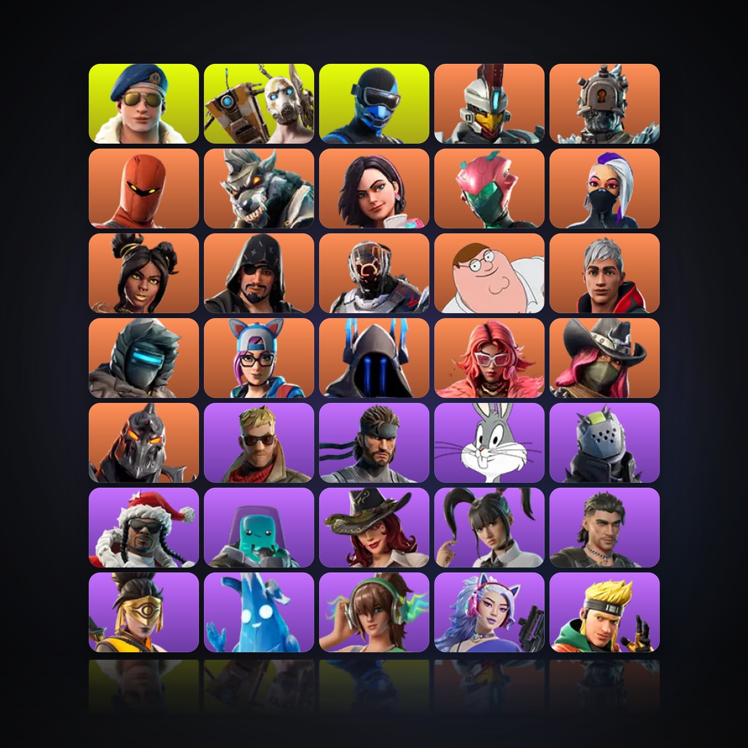 Fortnite | 80 Skins | 100 V-Bucks | Level 1880 | 150 Wins — HabibiAccounts
