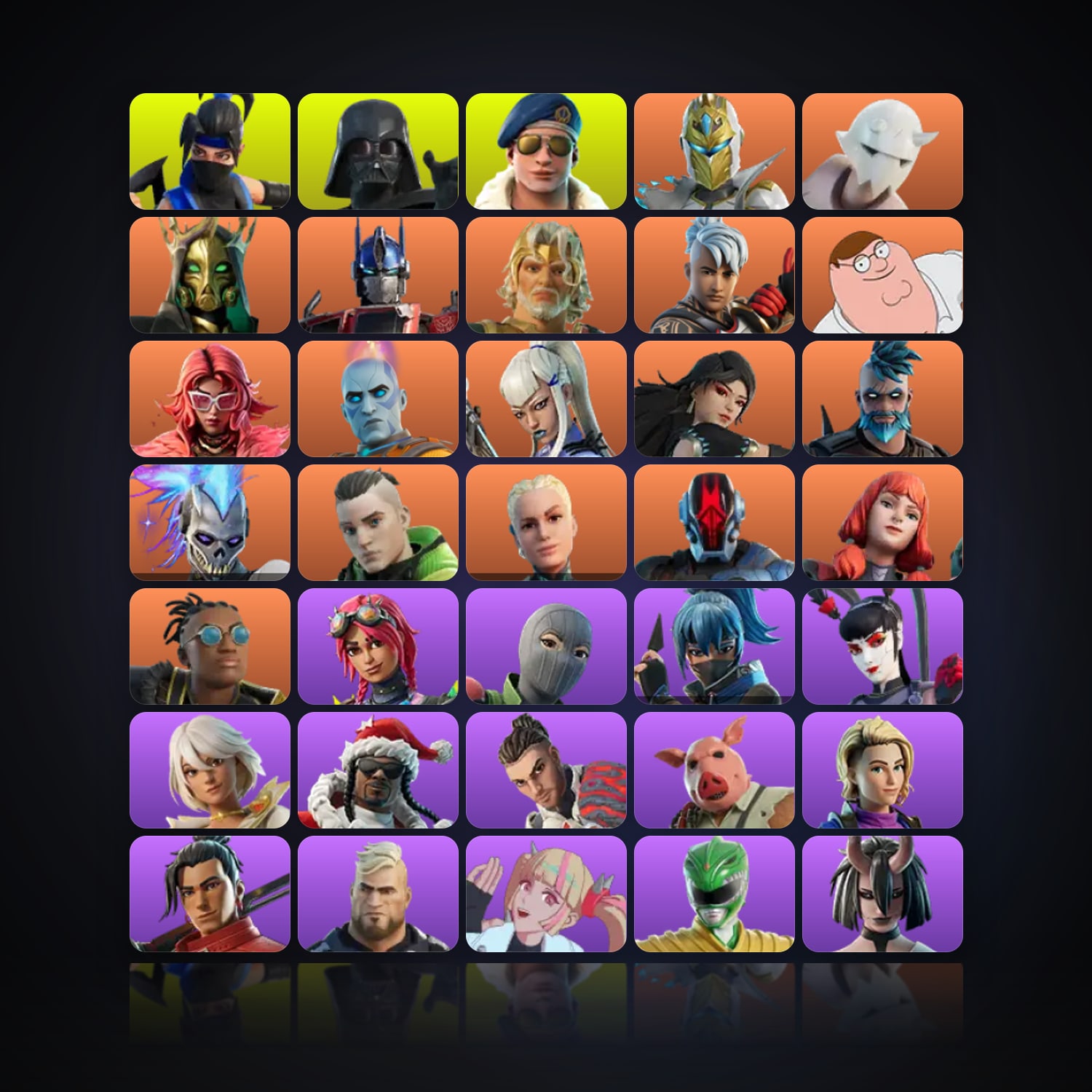 Fortnite | 121 Skins | Level 5417 | 297 Wins — HabibiAccounts