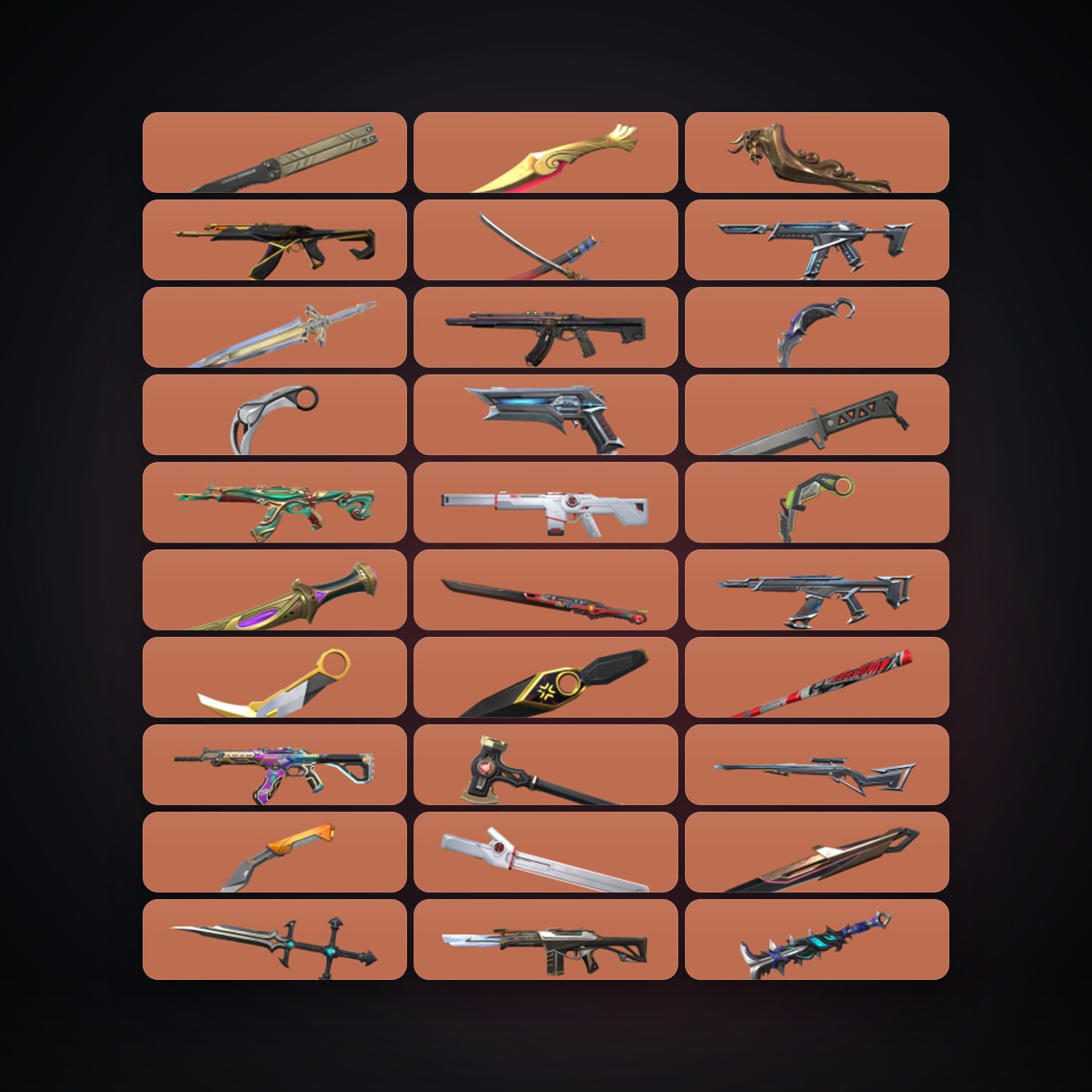 EU Silver 2 locker — 24 knives, 122 skins, lvl 127 — HabibiAccounts