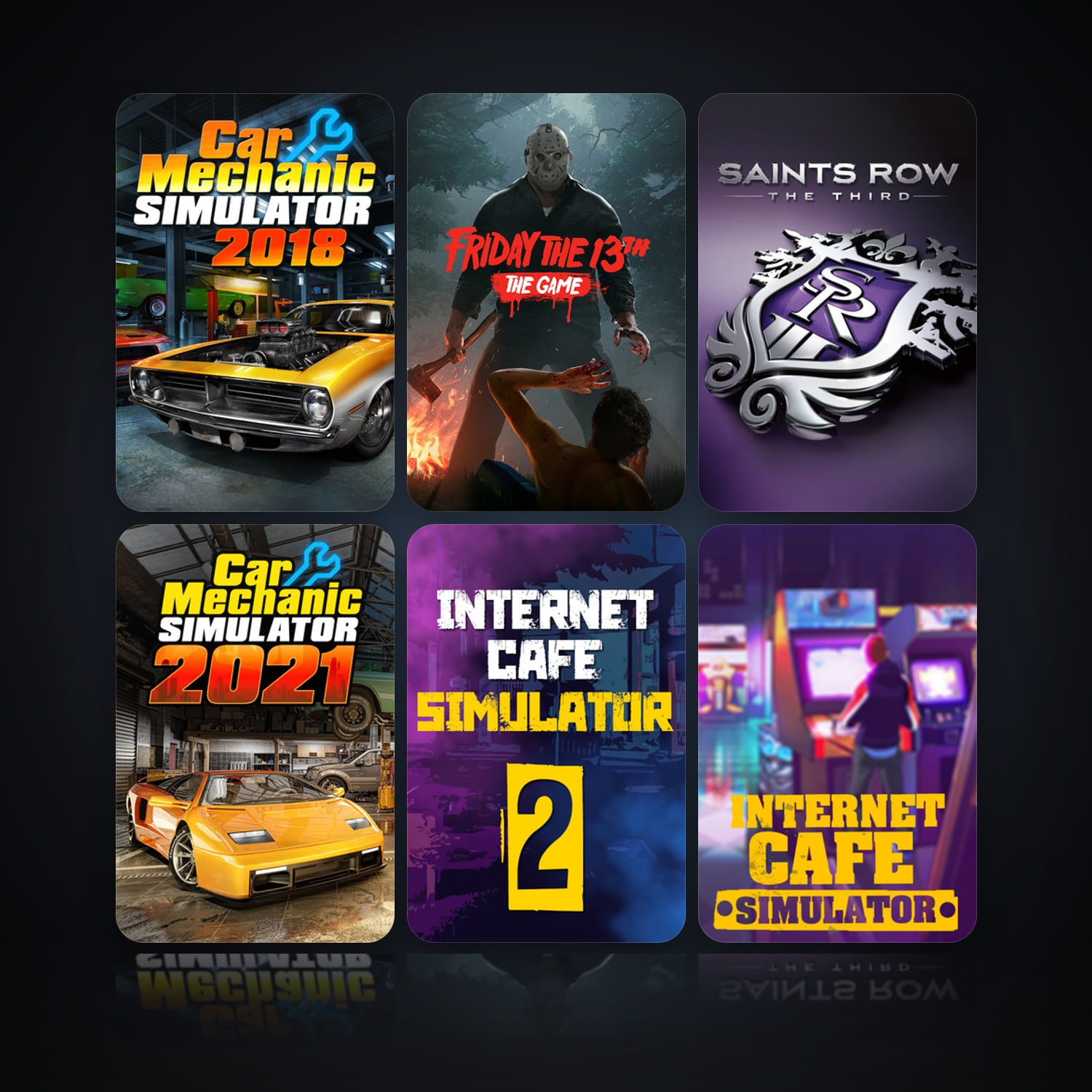 Car Mechanic Simulator 2018 & Friday the 13th: The Game | 10 Games | Clean — HabibiAccounts