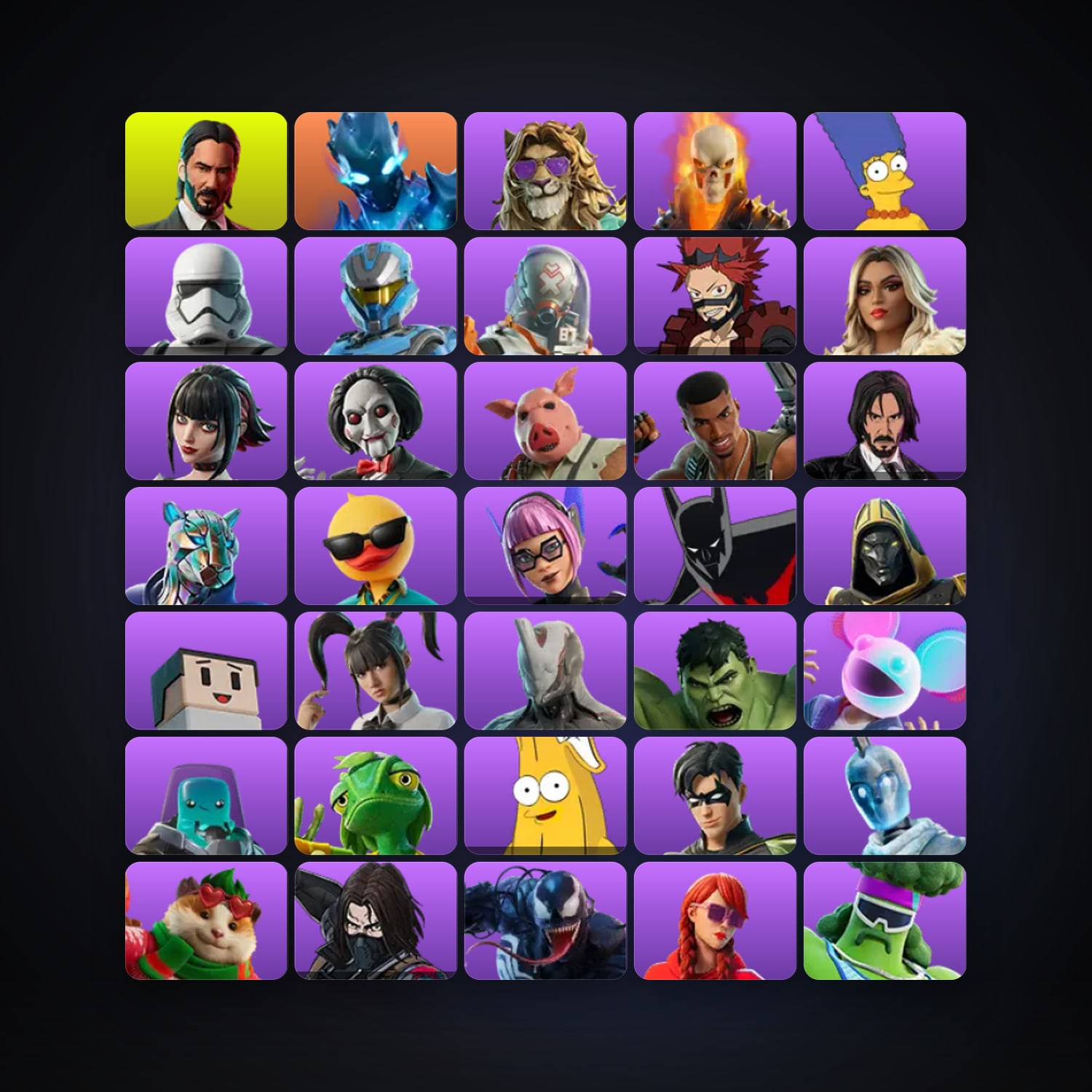 Fortnite | 93 Skins | 150 V-Bucks | Level 1572 | 401 Wins — HabibiAccounts