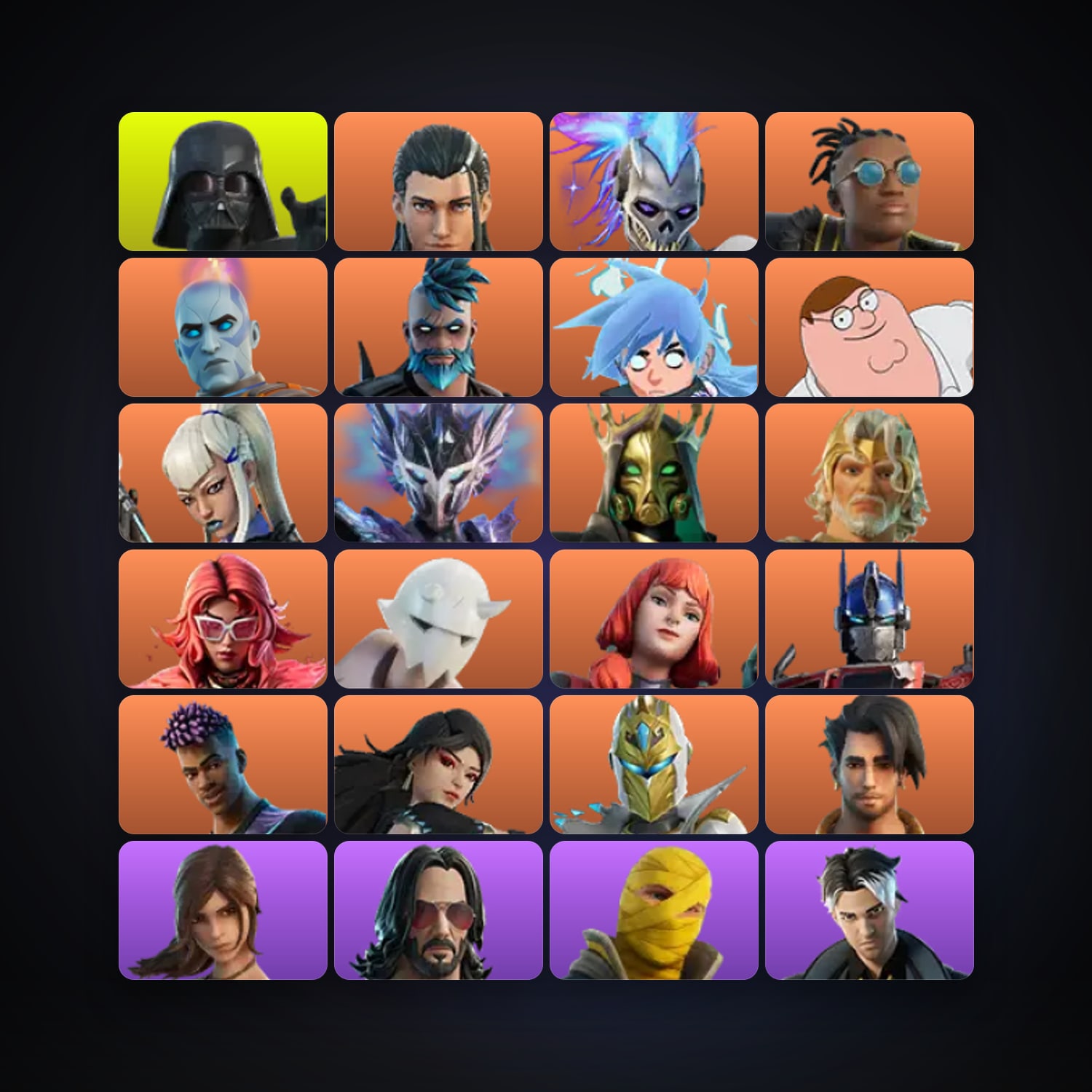 Fortnite | 185 Skins | Level 5806 | 601 Wins — HabibiAccounts