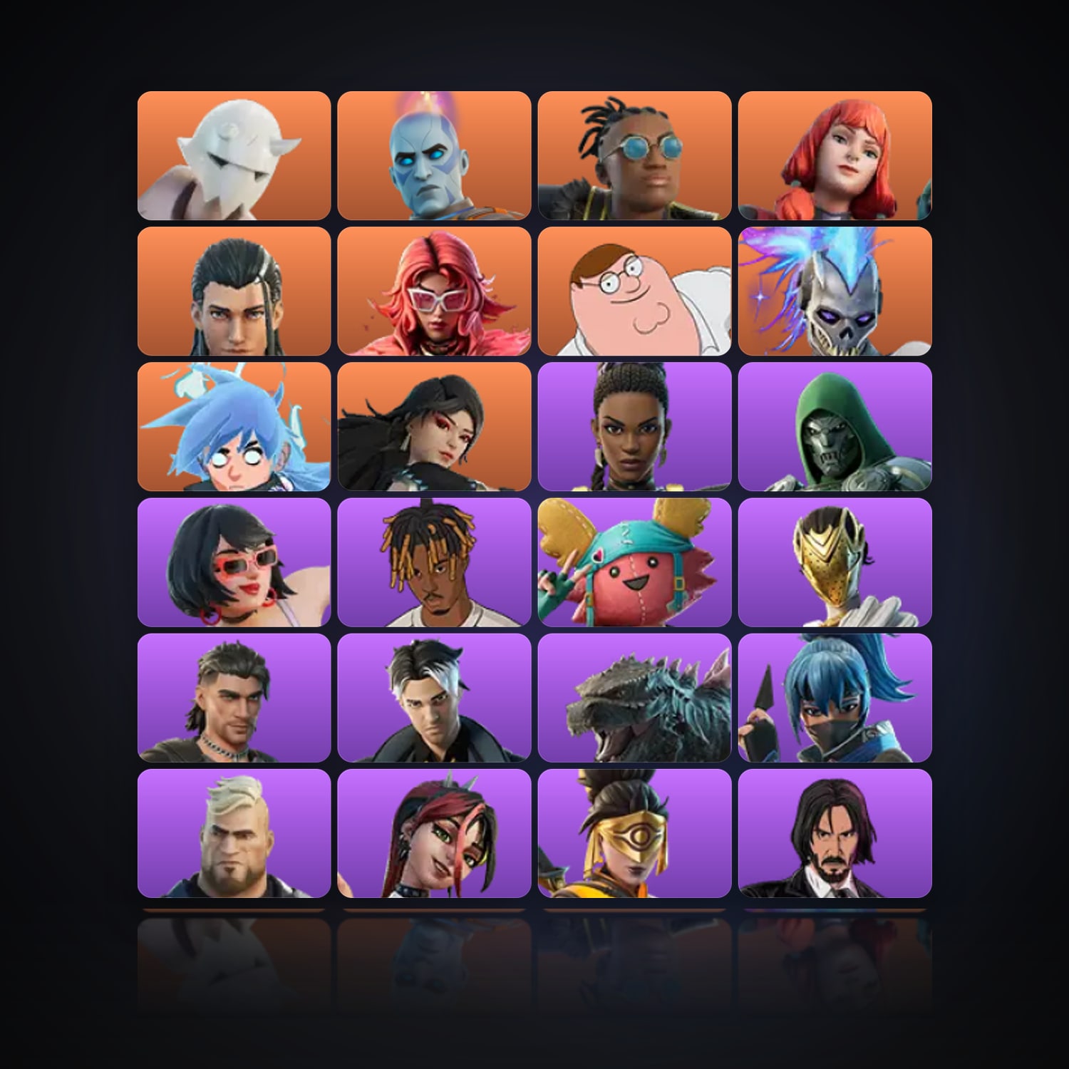 Fortnite | 92 Skins | 900 V-Bucks | Level 1264 | 73 Wins — HabibiAccounts
